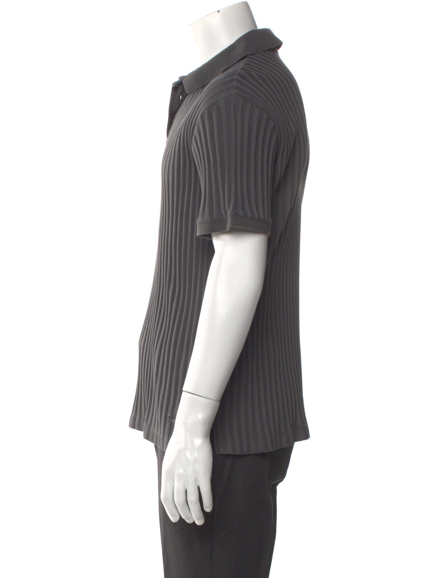 Emporio Armani V-Neck Short Sleeve Polo Shirt