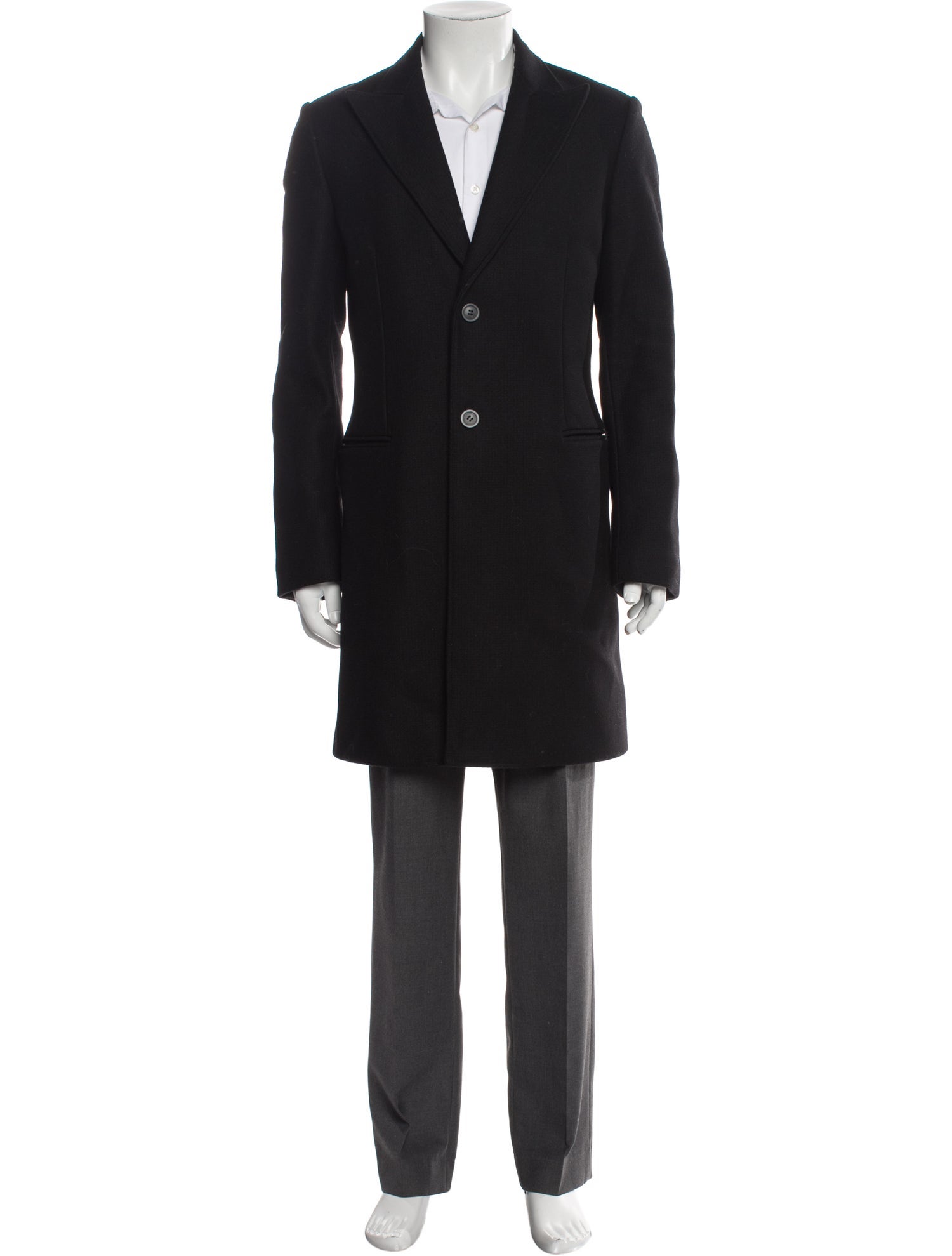 Emporio Armani Virgin Wool Overcoat