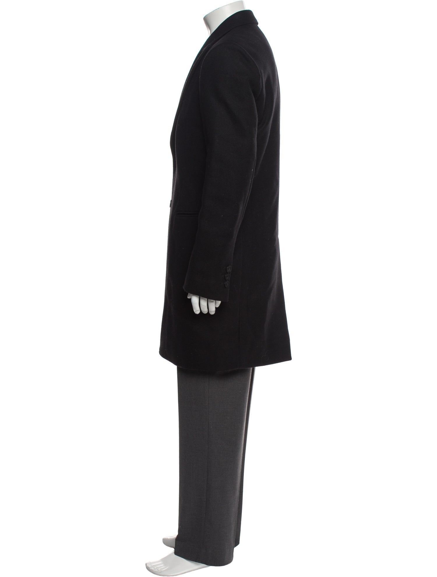 Emporio Armani Virgin Wool Overcoat