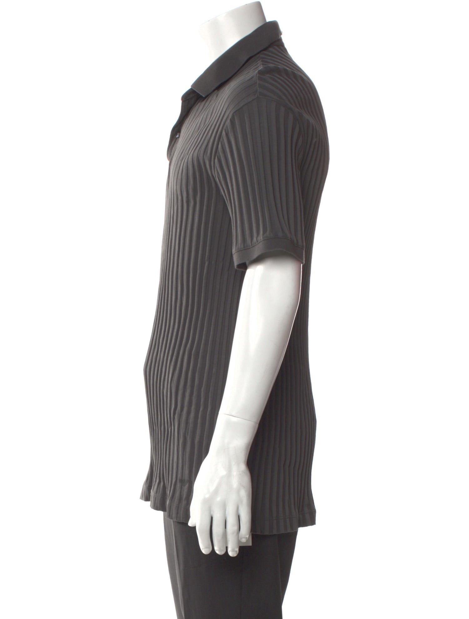 Emporio Armani V-Neck Short Sleeve Polo Shirt