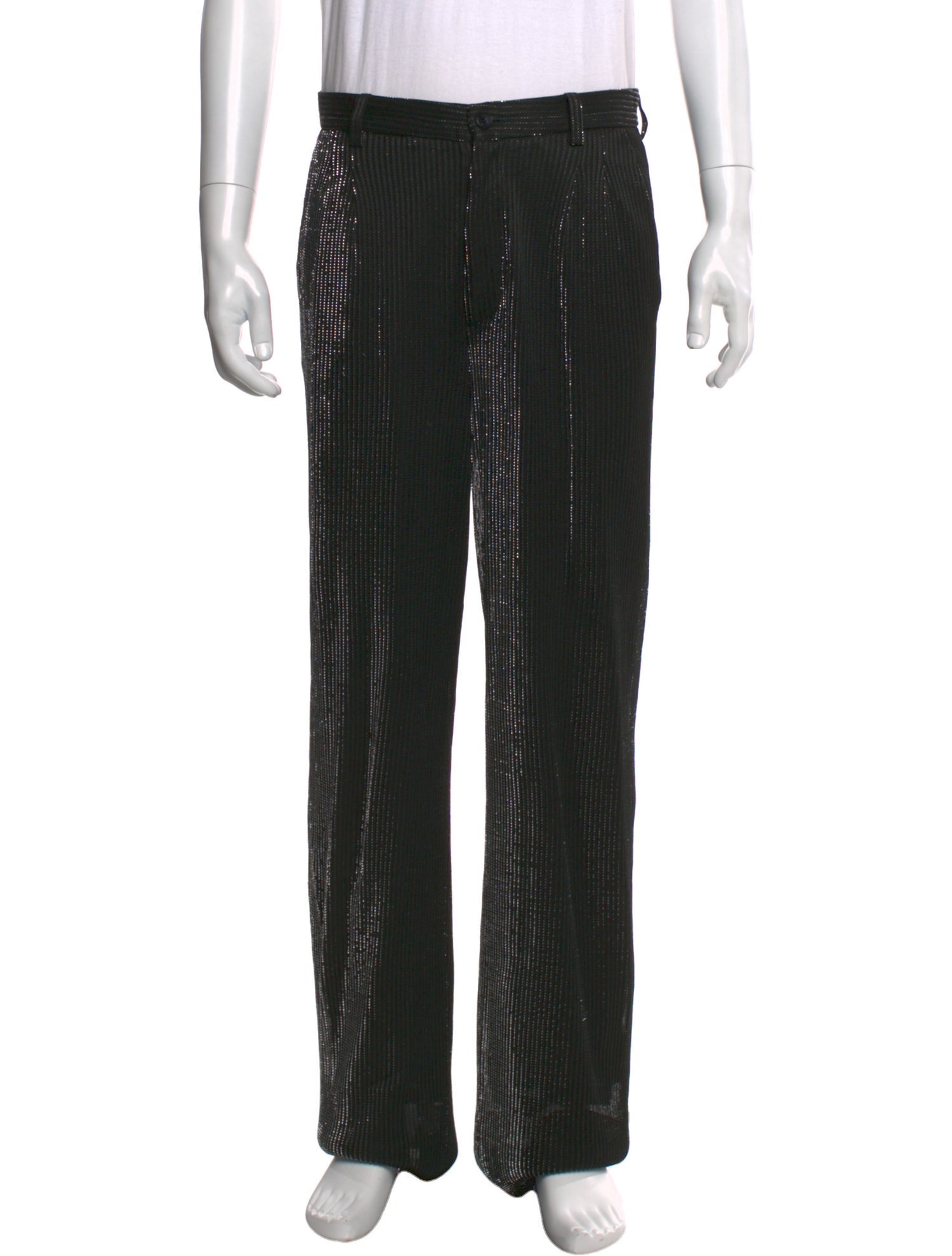 Emporio Armani Striped Corduroy Pants