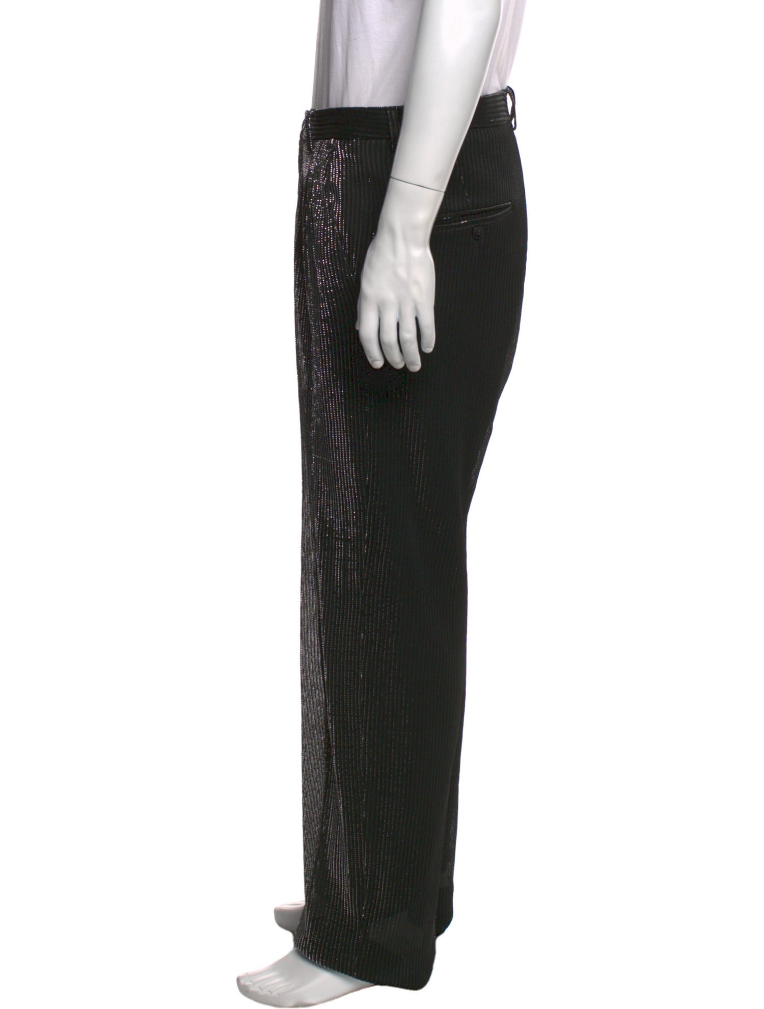 Emporio Armani Striped Corduroy Pants