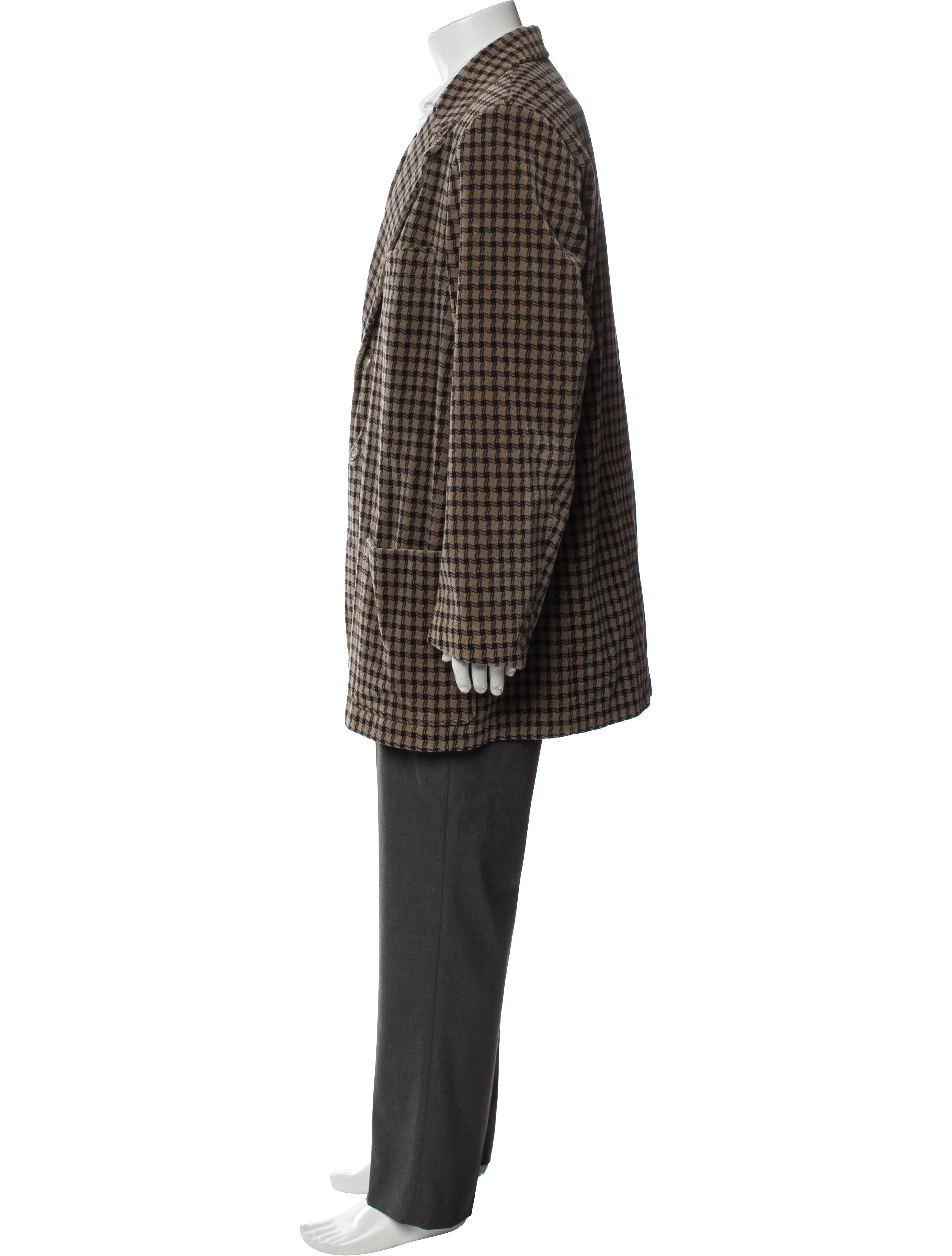 Emporio Armani Plaid Print Blazer