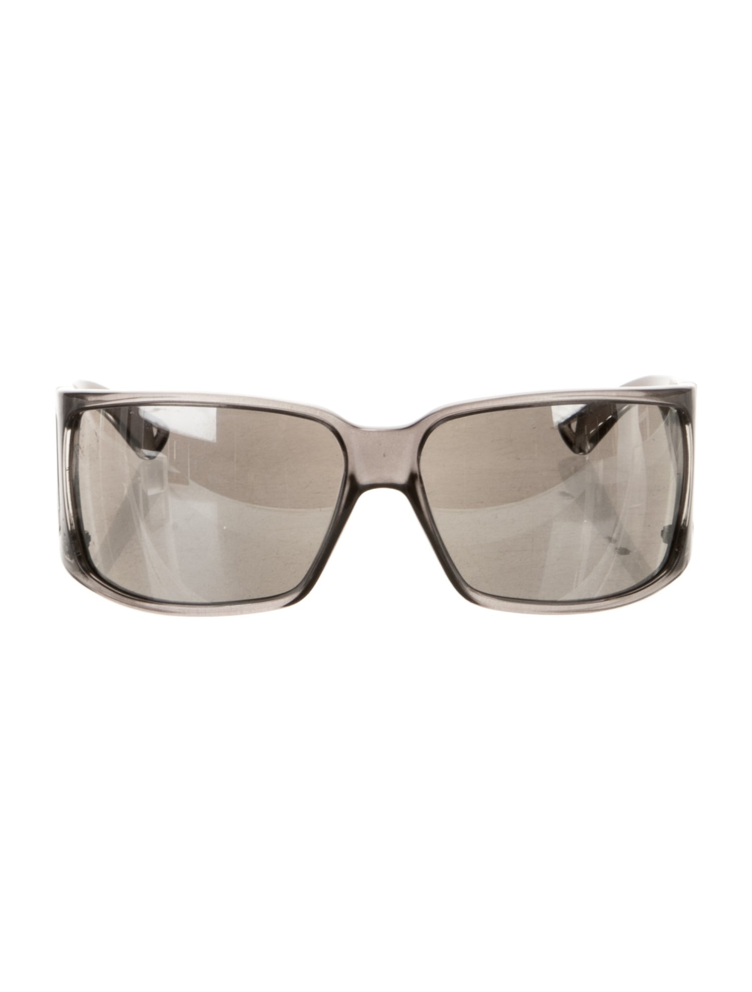 Emporio Armani Oversize Mirrored Sunglasses