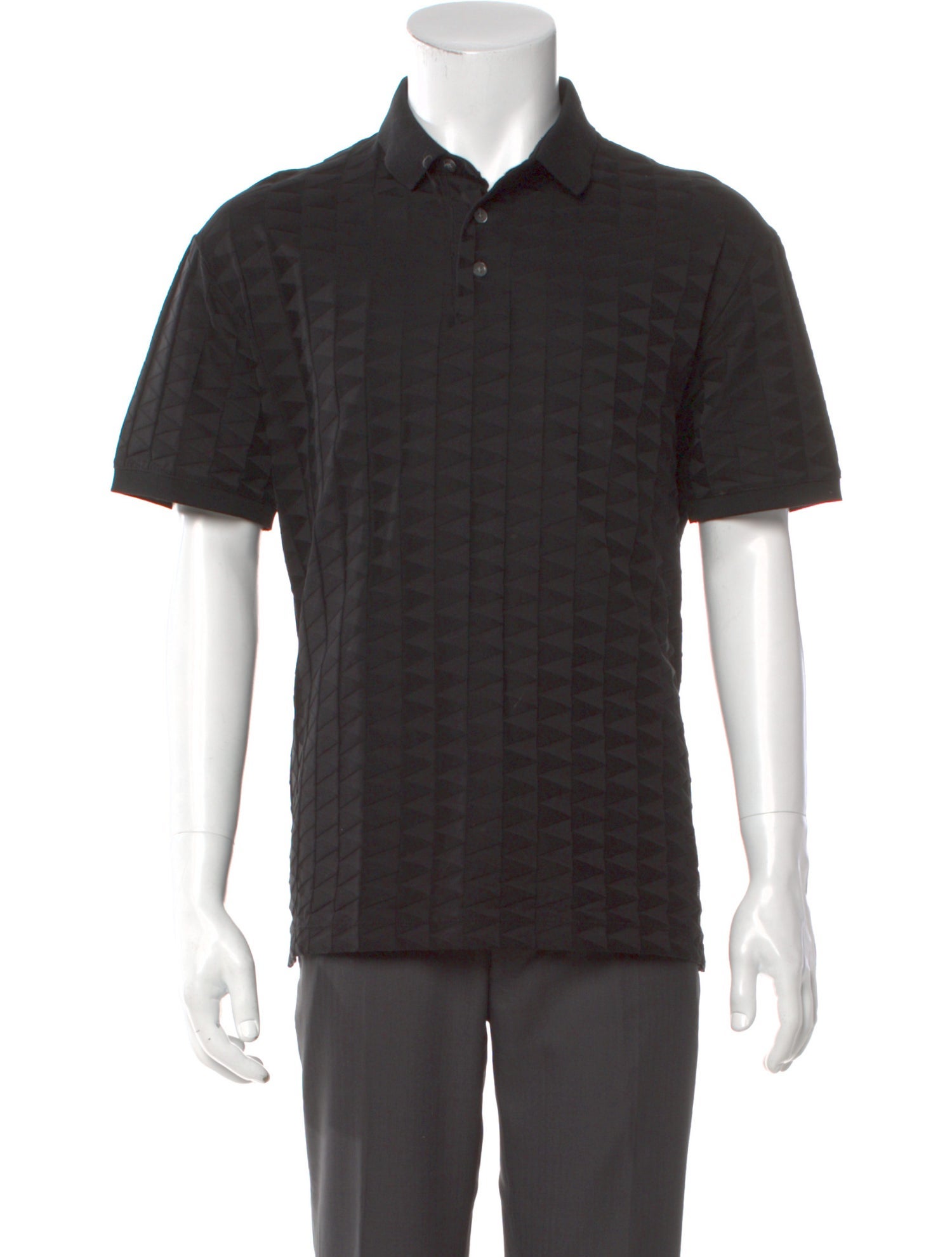 Emporio Armani Collar Short Sleeve Polo Shirt