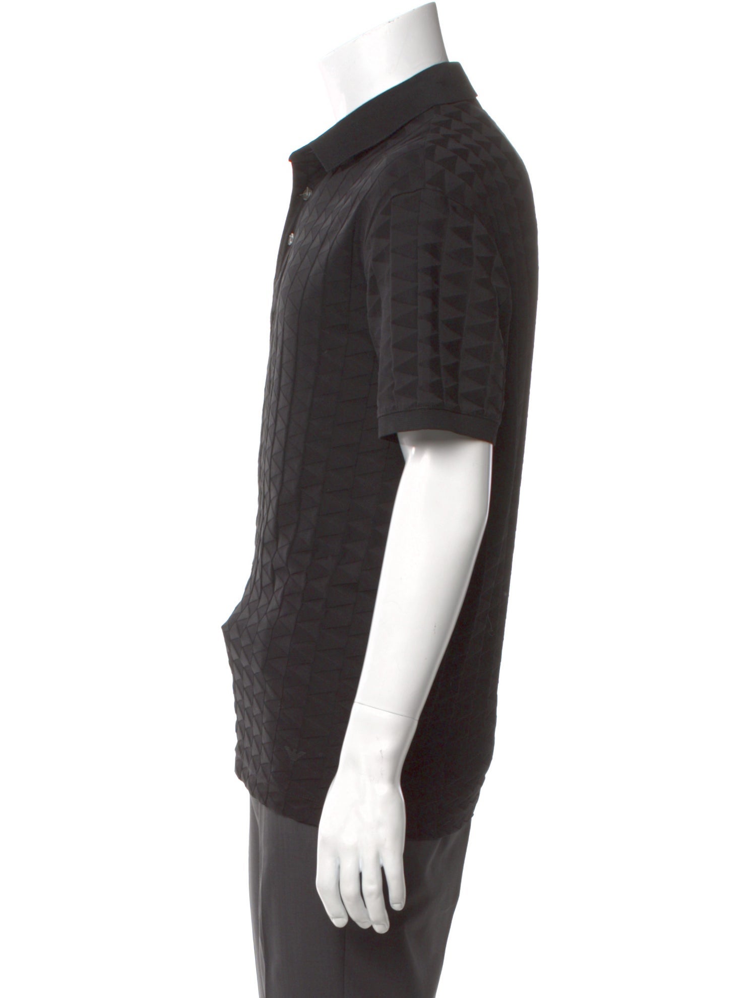 Emporio Armani Collar Short Sleeve Polo Shirt