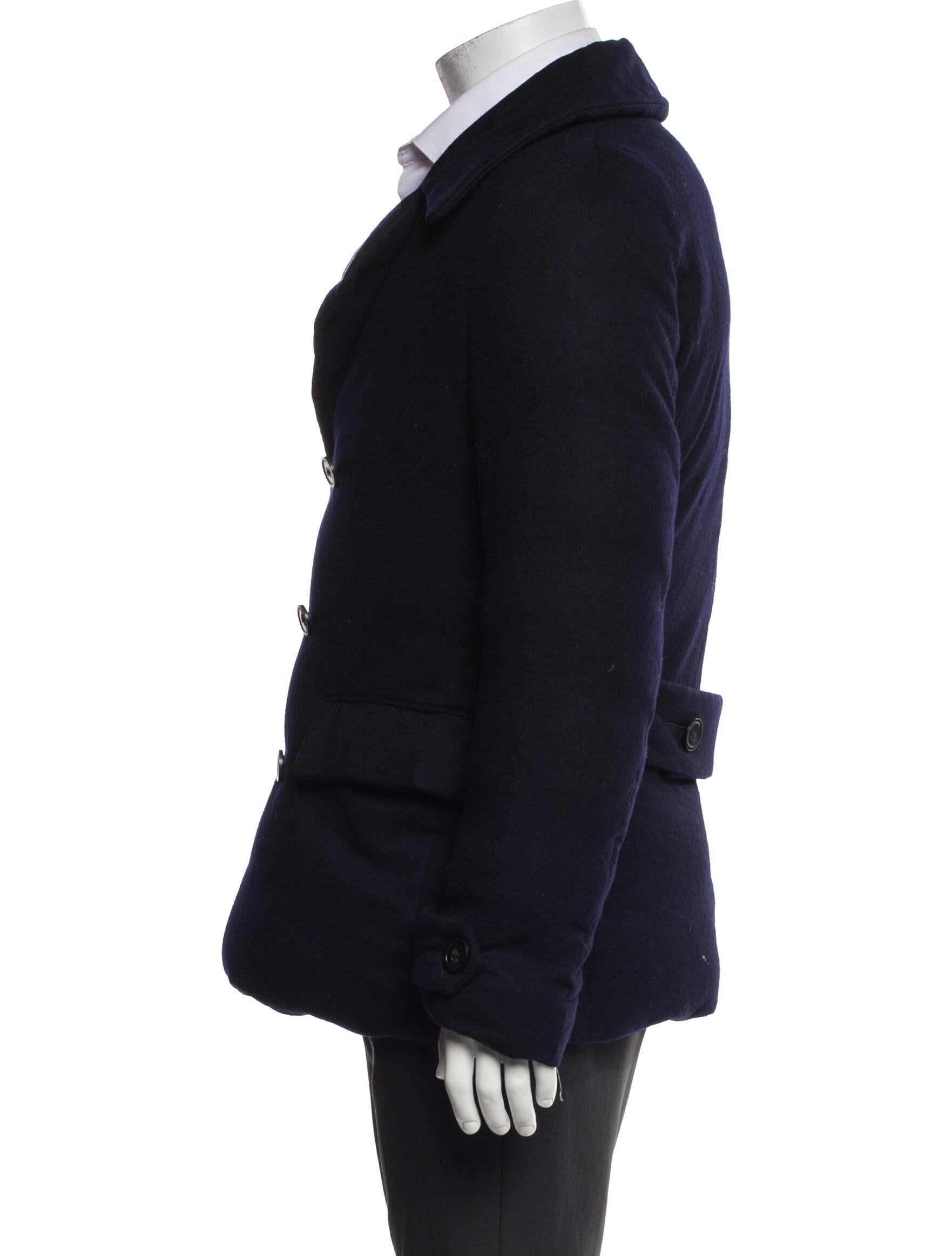 Emporio Armani Virgin Wool Peacoat