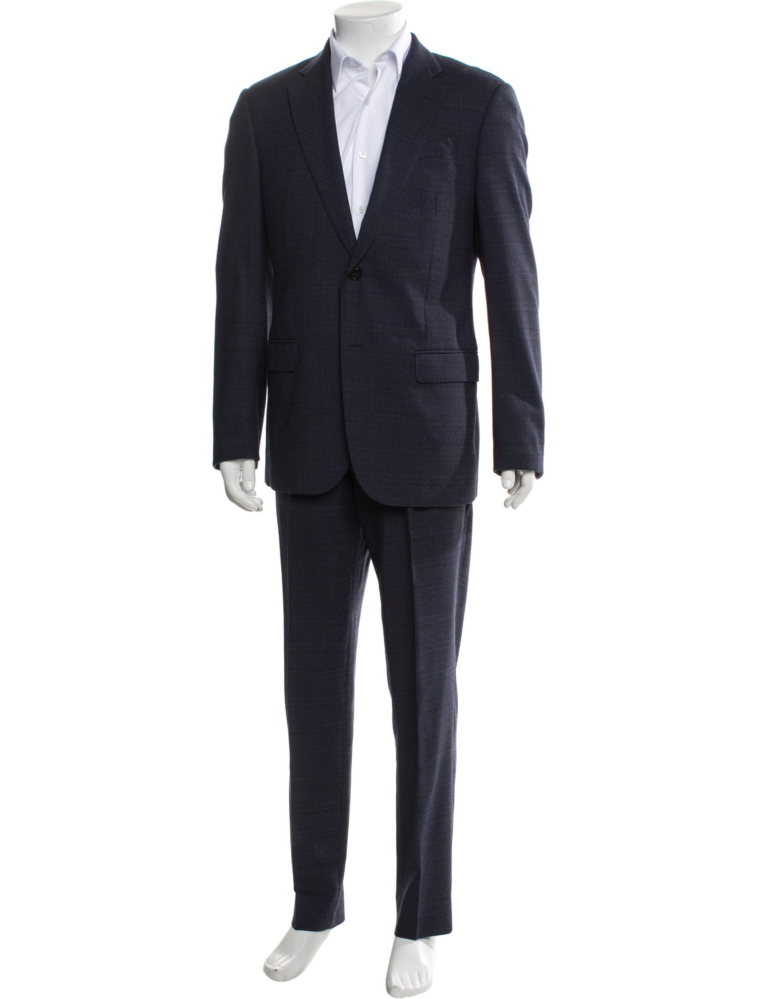 Emporio Armani Plaid Print Blazer