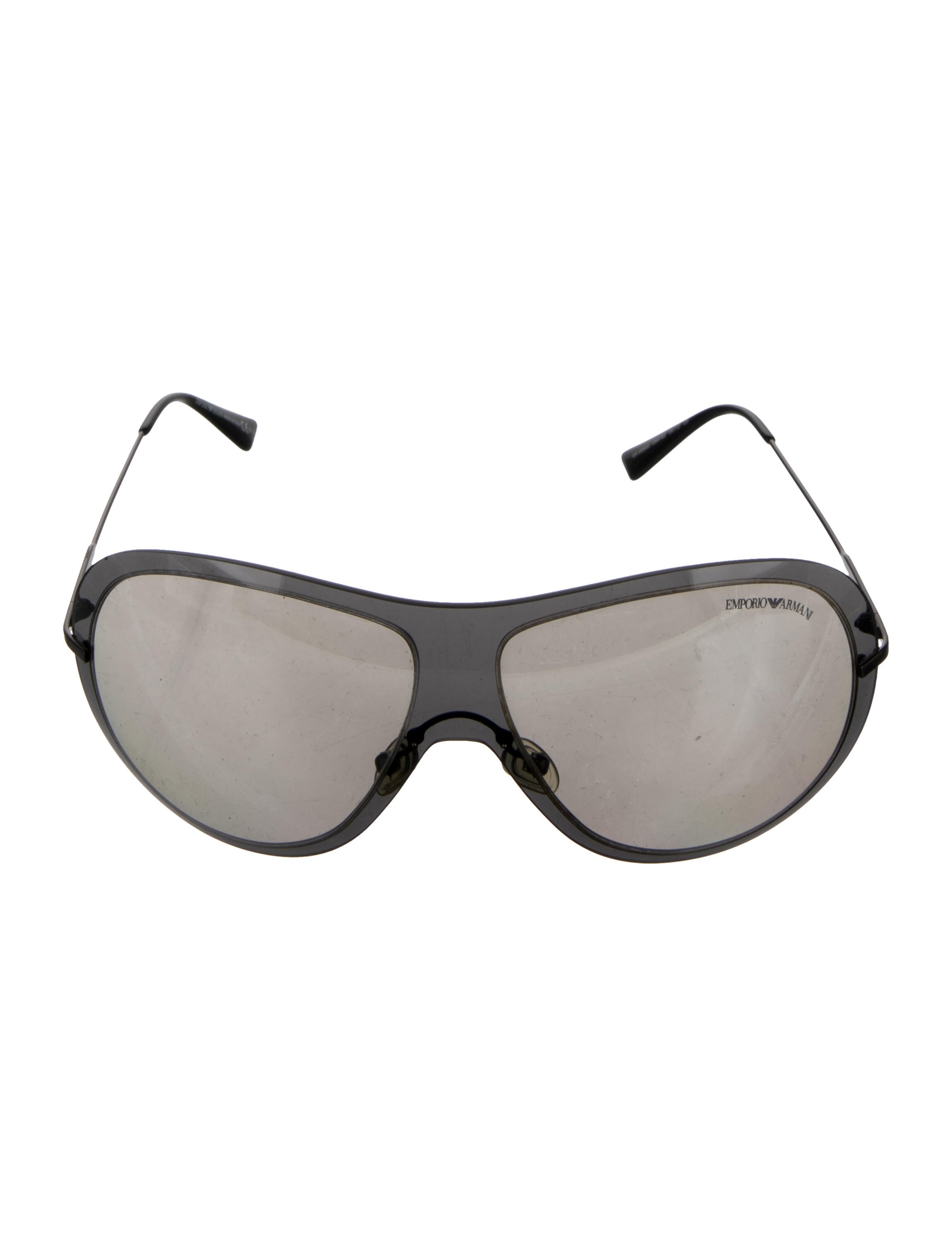 Emporio Armani Shield Mirrored Sunglasses
