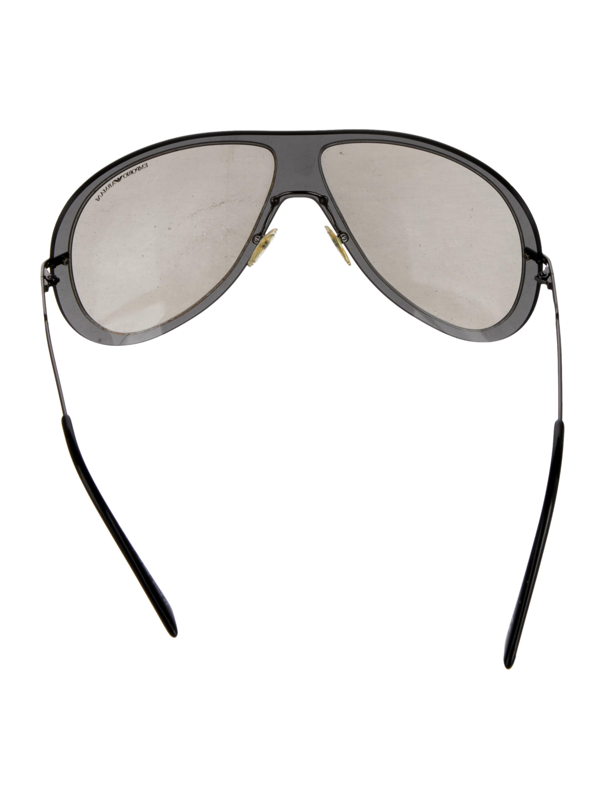 Emporio Armani Shield Mirrored Sunglasses