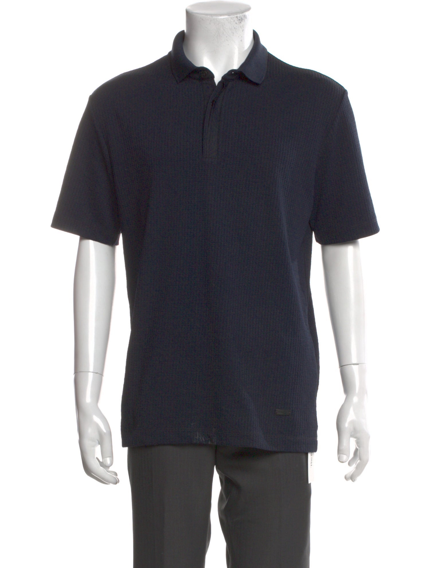 Armani Collezioni Crew Neck Short Sleeve Polo Shirt