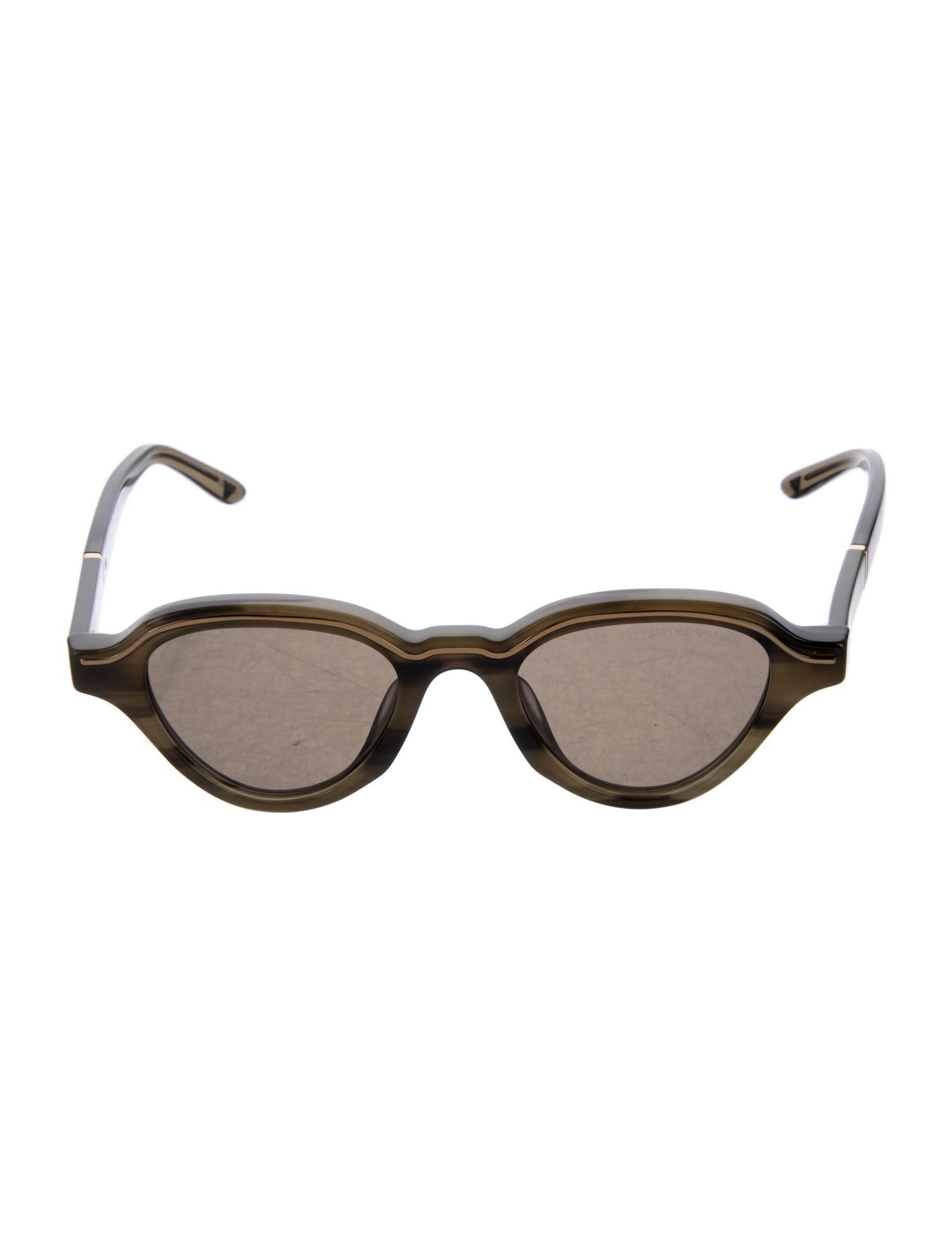 Emporio Armani Round Tinted Sunglasses