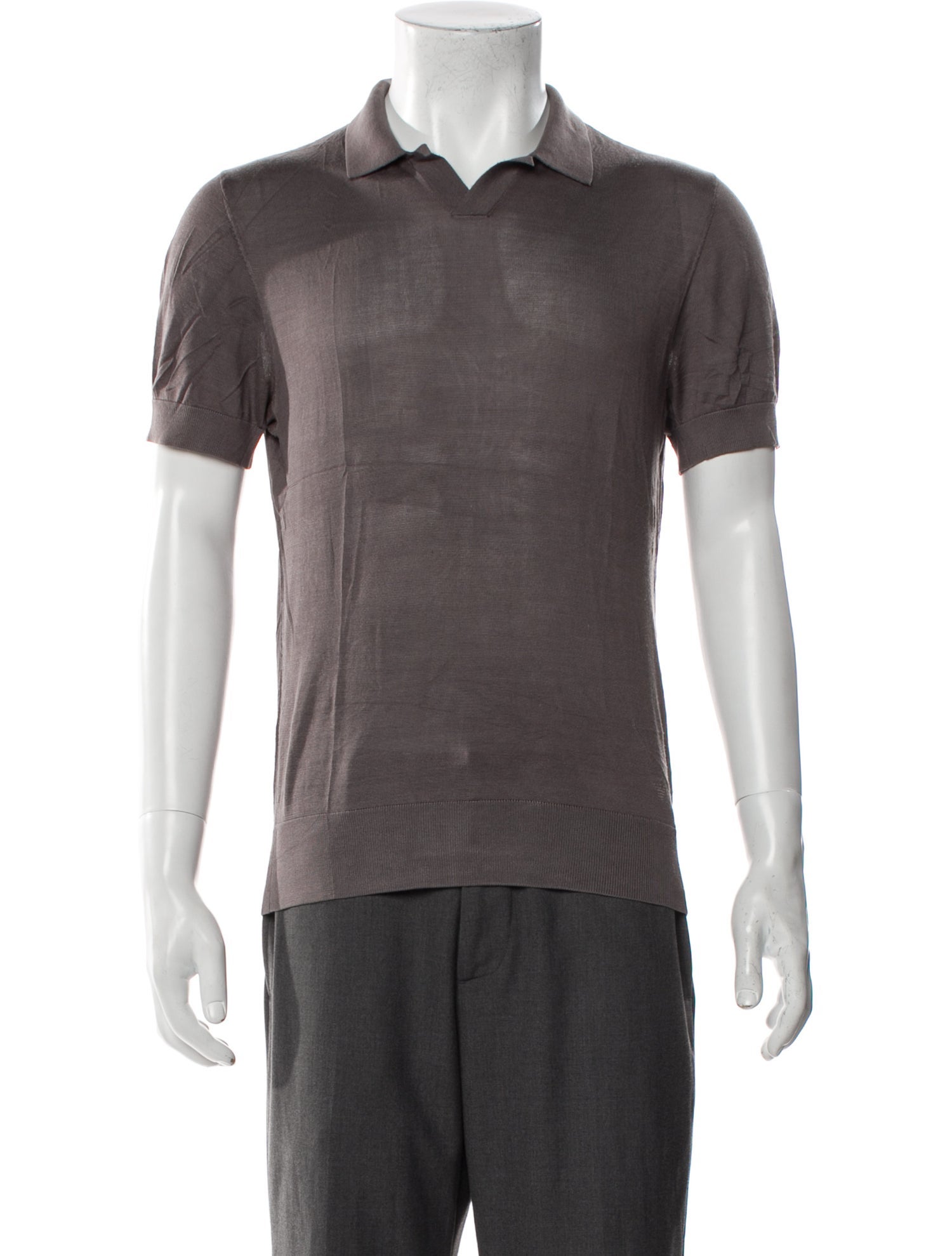 Emporio Armani Collar Short Sleeve Polo Shirt