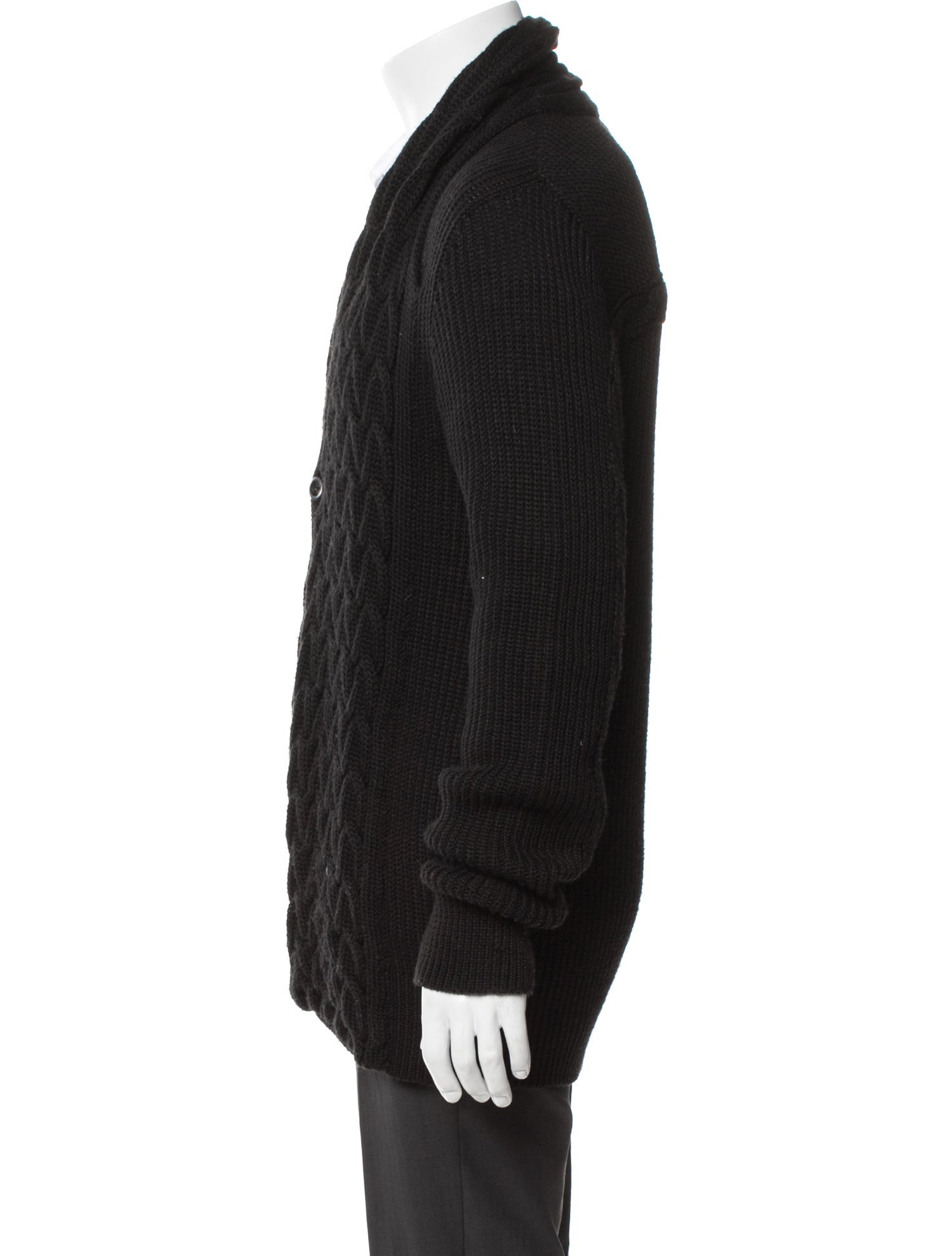 Emporio Armani V-Neck Long Sleeve Cardigan