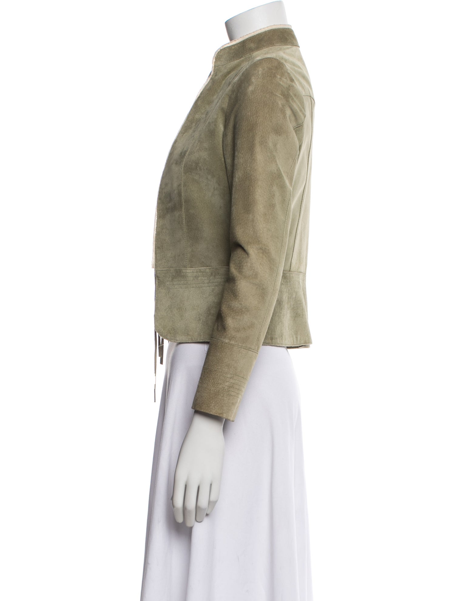 Emporio Armani Vintage Goat Fur Fur Jacket - Neutrals Jackets