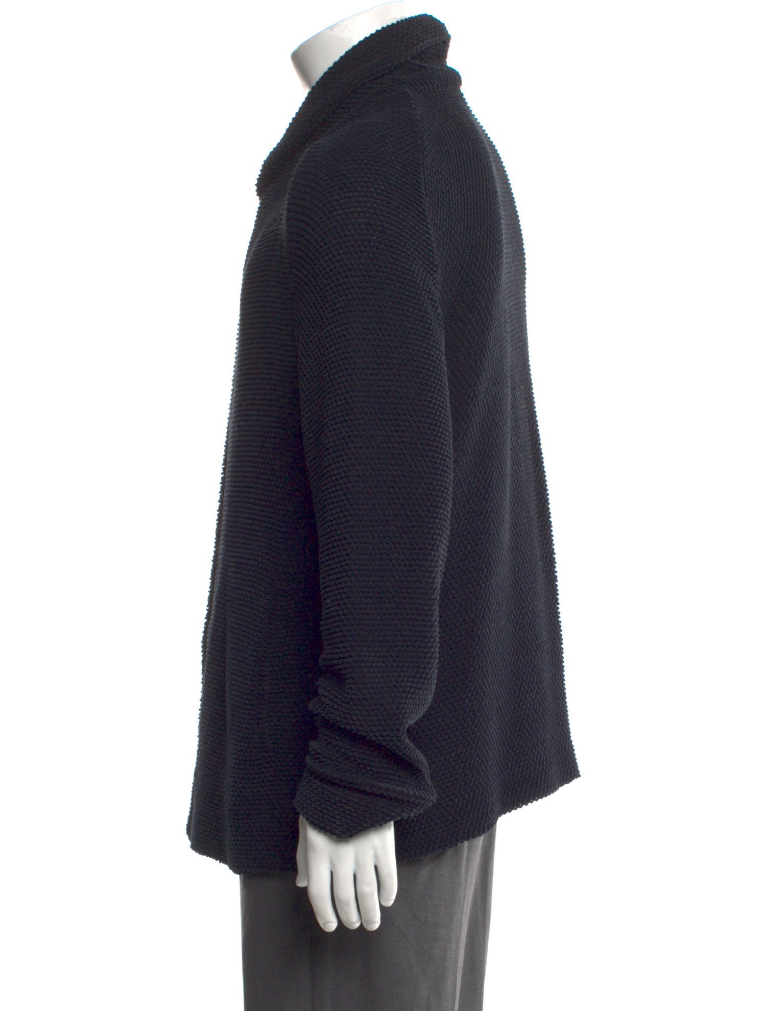 Emporio Armani Open Front Long Sleeve Cardigan