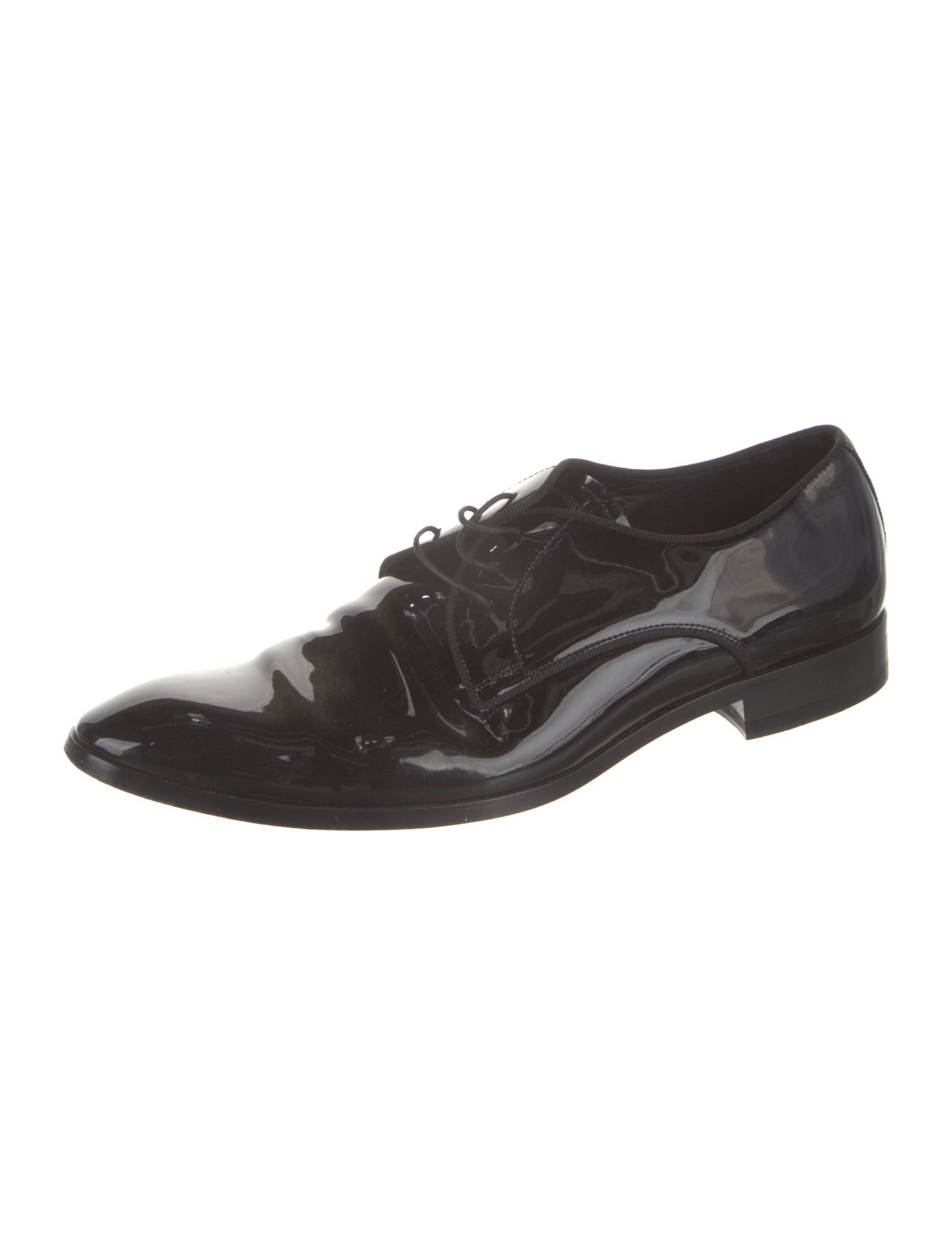 Emporio Armani Patent Leather Derby Shoes