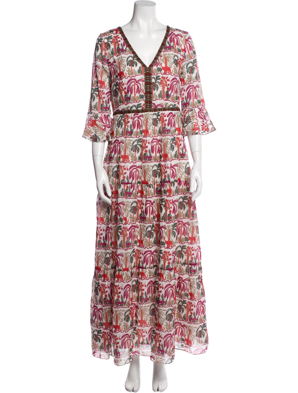 Emporio Sireneuse Printed Long Dress - image 1