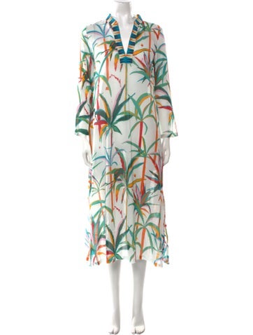 Emporio Sireneuse Dresses Floral Print Long Dress XXL