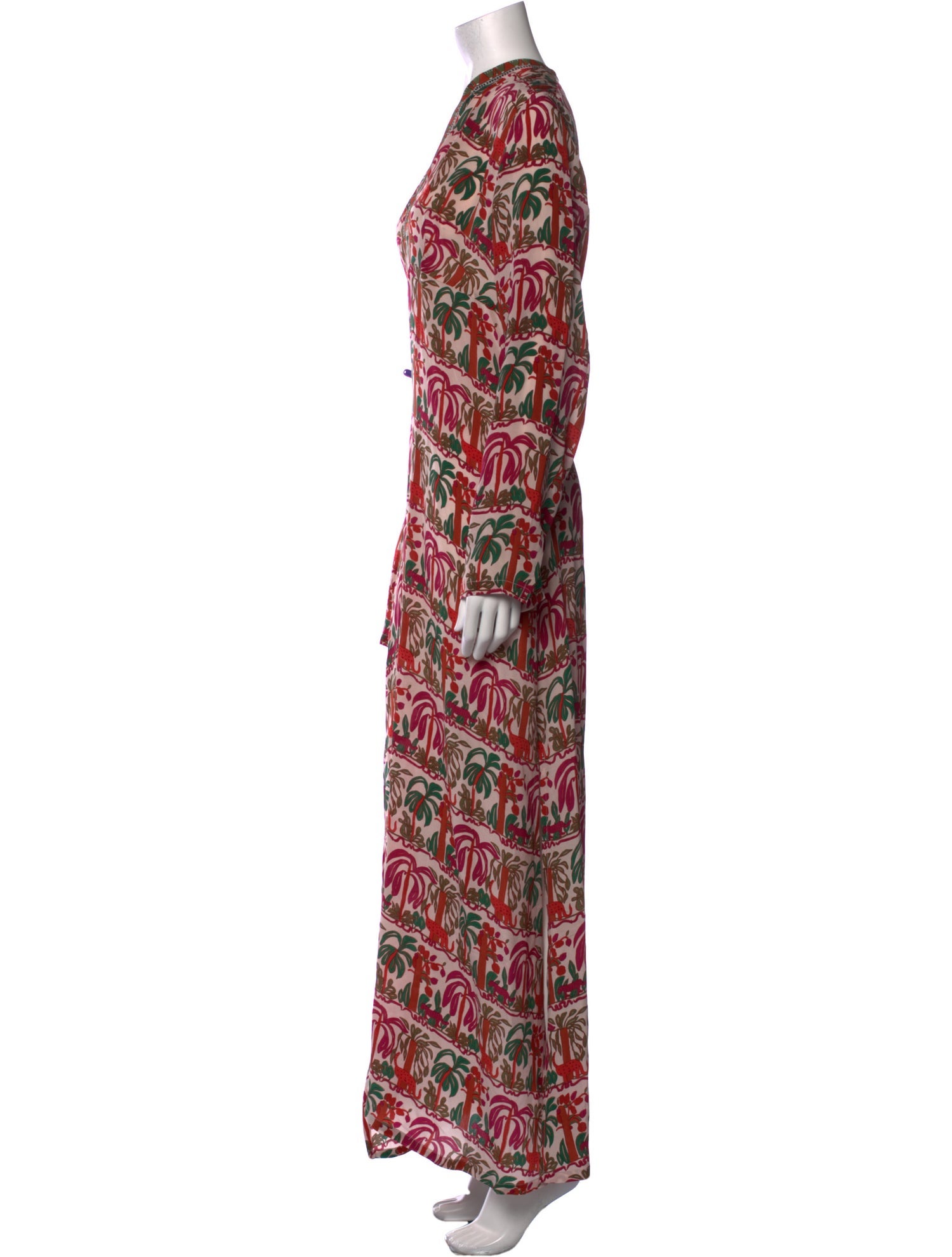 Emporio Sireneuse Silk Long Dress