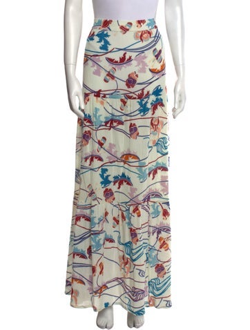 Emporio Sireneuse Skirts Printed Long Skirt L