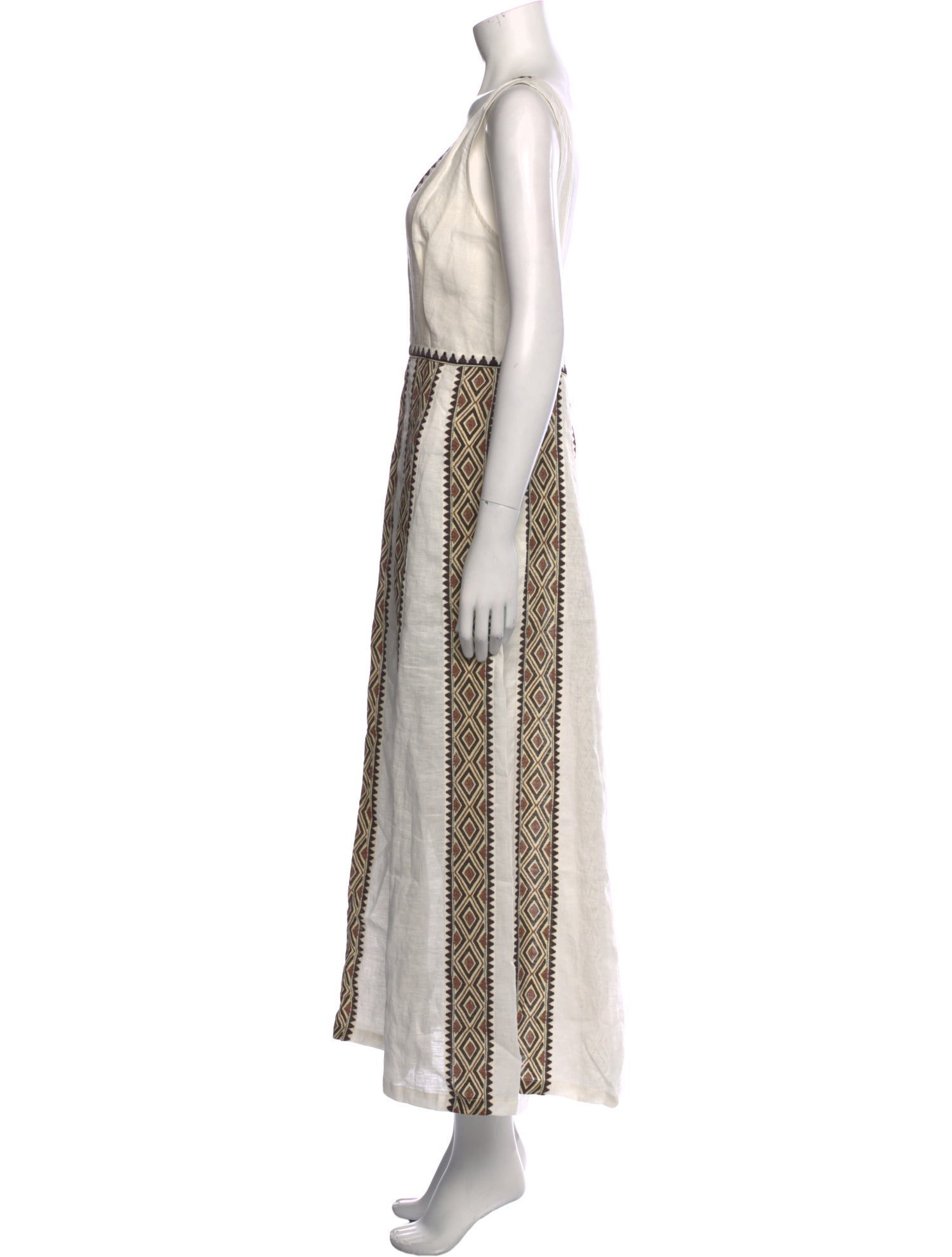 Emporio Sireneuse Linen Long Dress