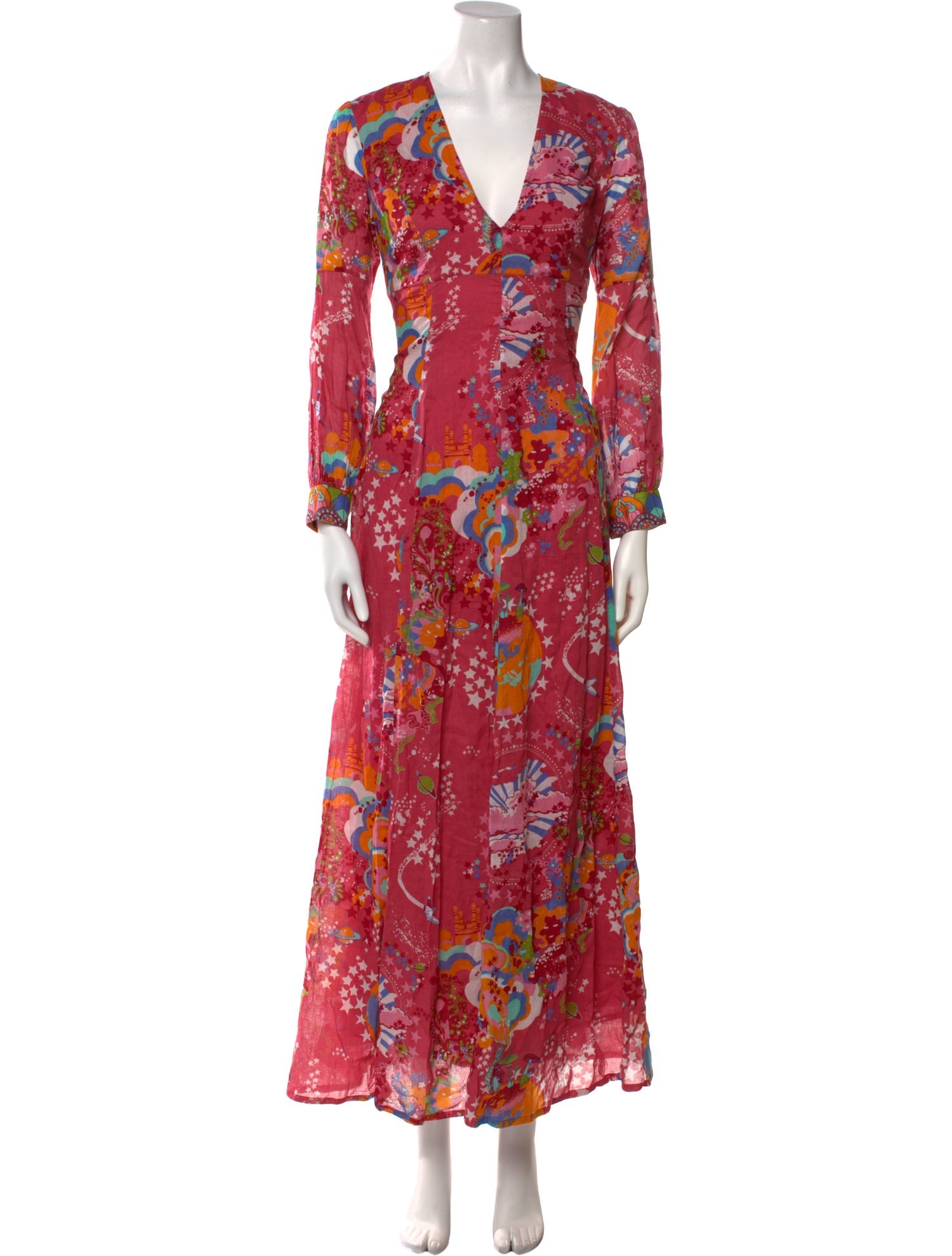Emporio Sireneuse Floral Print Long Dress