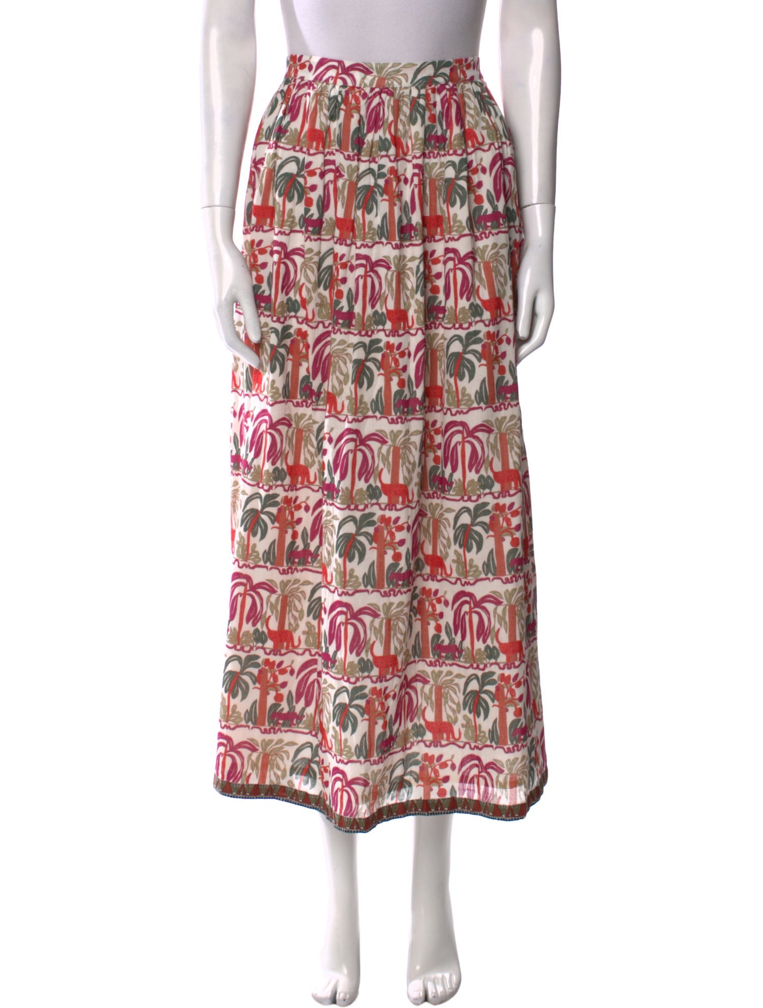 Emporio Sireneuse Printed Midi Length Skirt