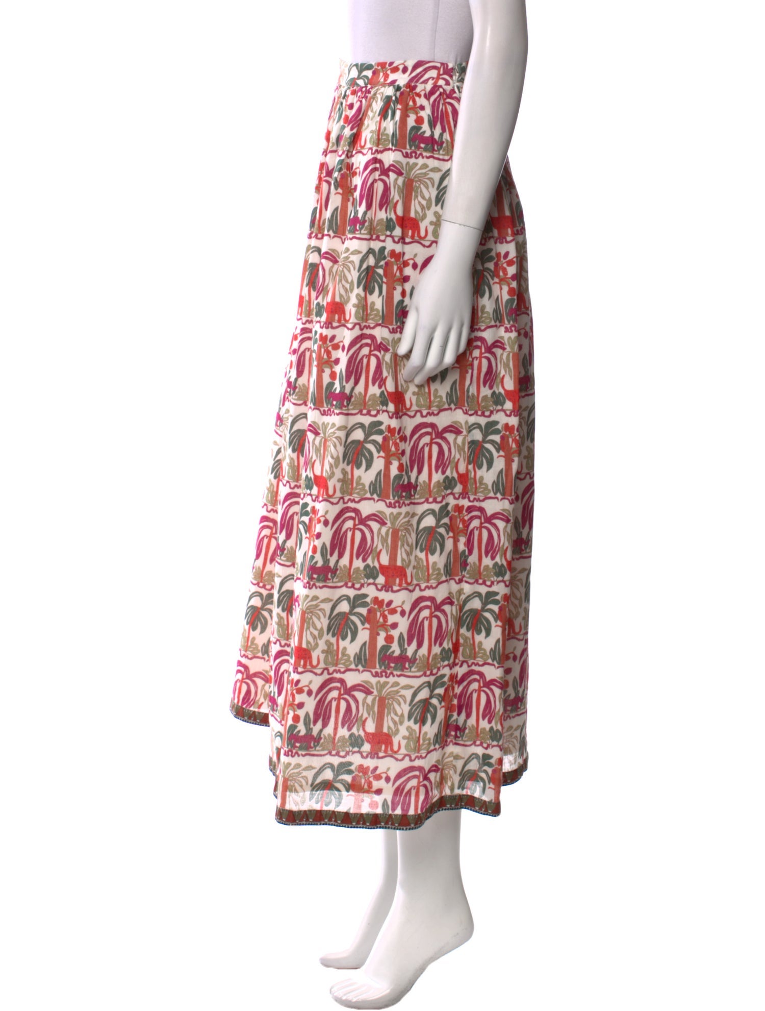 Emporio Sireneuse Printed Midi Length Skirt