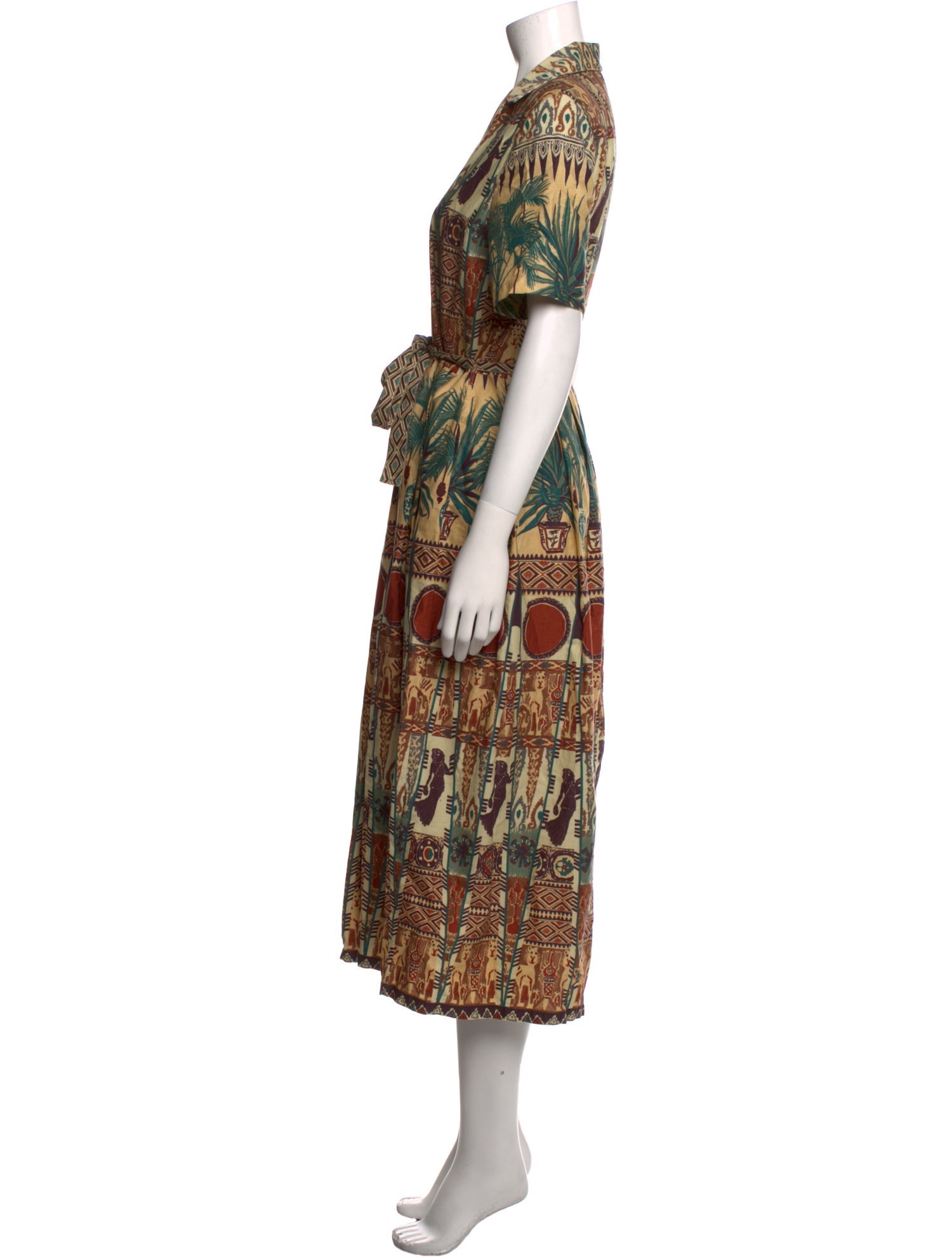 Emporio Sireneuse Printed Long Dress