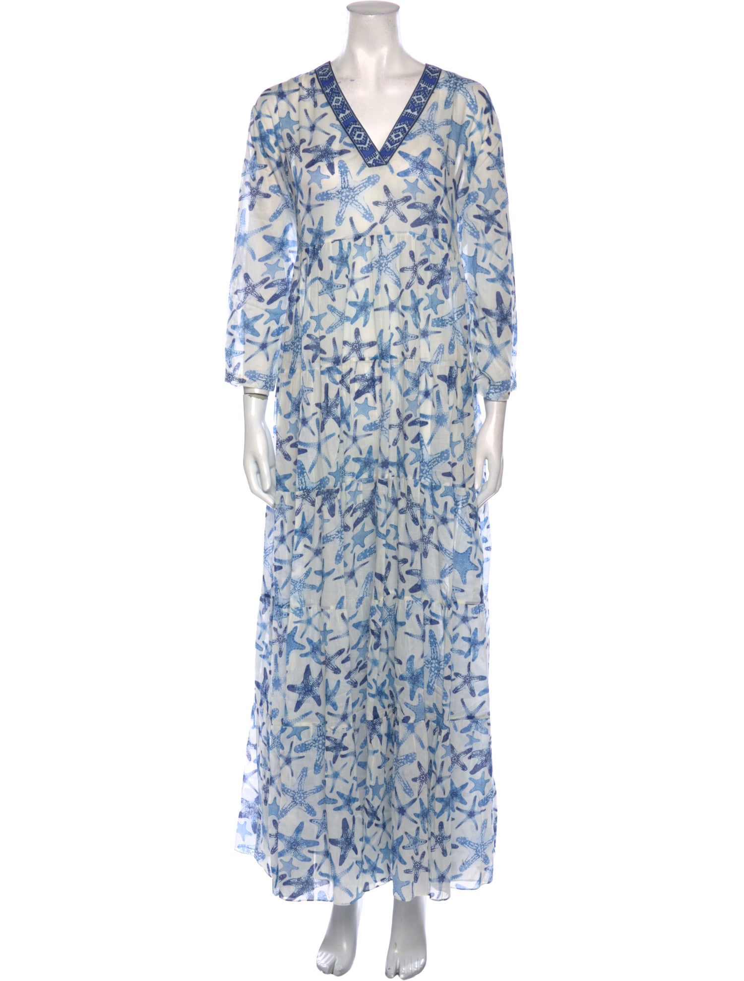 Emporio Sireneuse Printed Long Dress