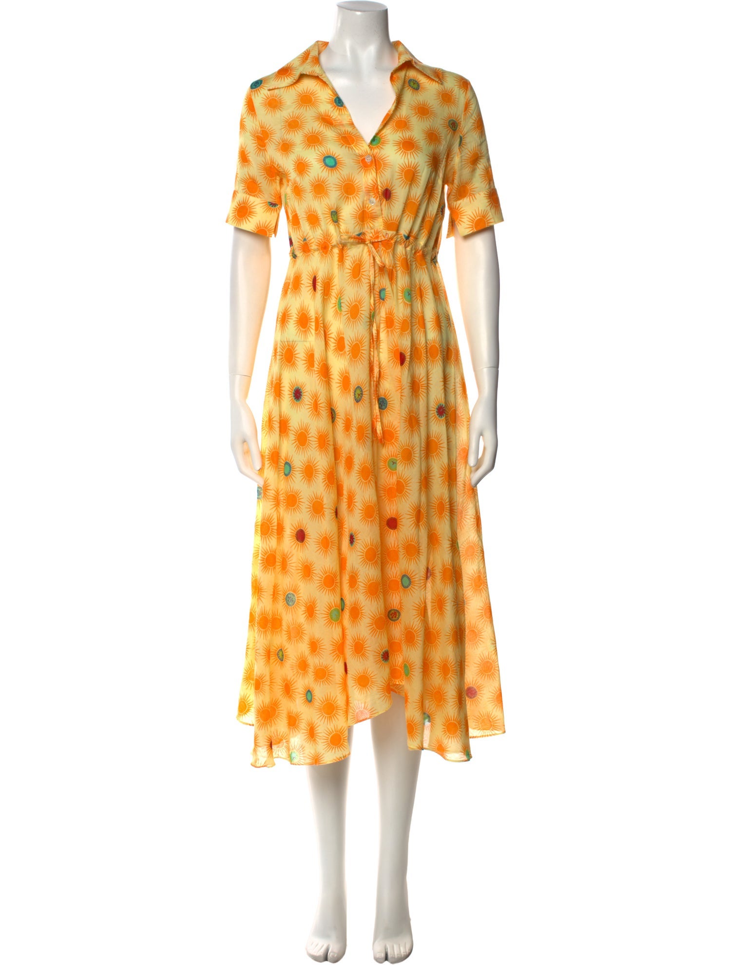 Emporio Sireneuse Floral Print Midi Length Dress