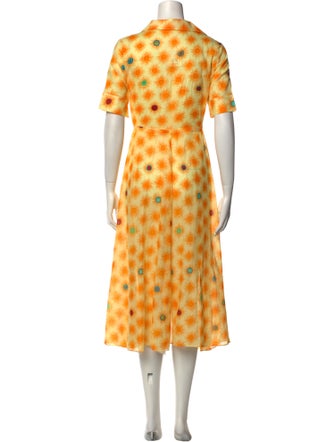 Emporio Sireneuse Floral Print Midi Length Dress