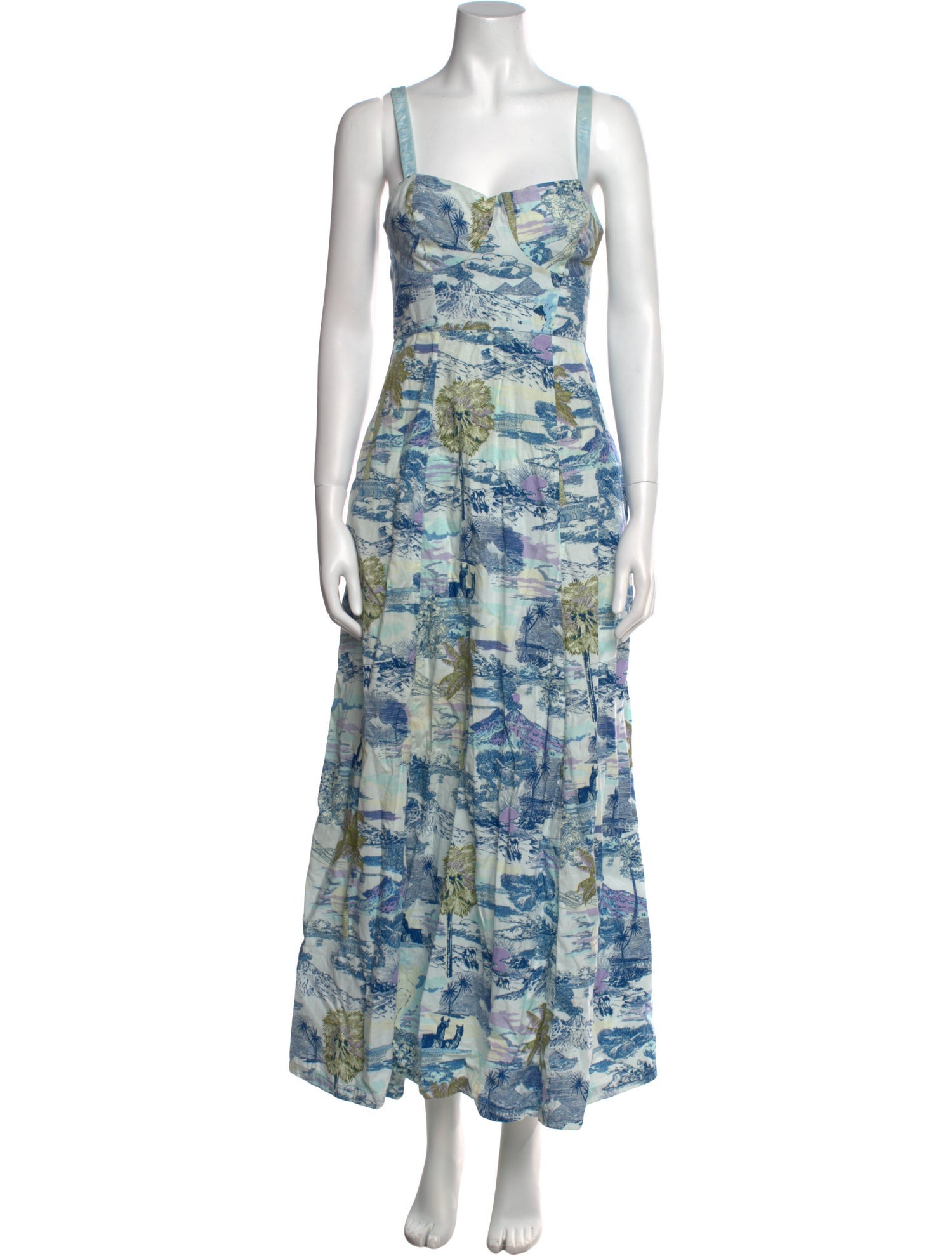 Emporio Sireneuse Floral Print Long Dress