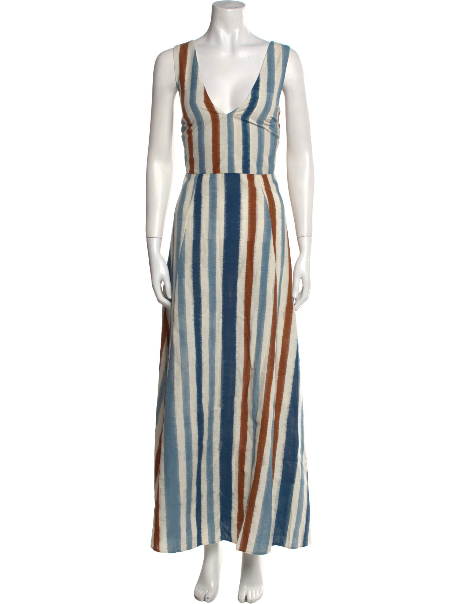 Emporio Sireneuse Striped Long Dress
