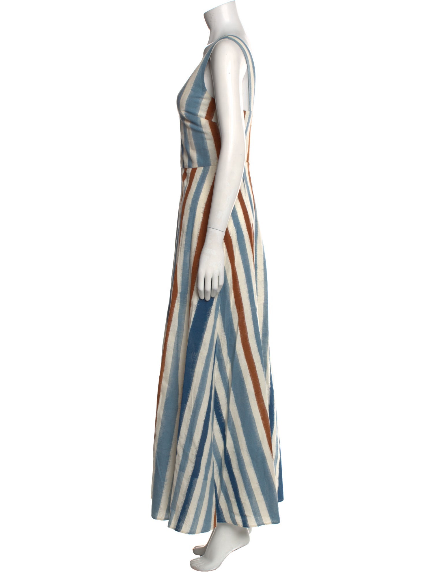 Emporio Sireneuse Striped Long Dress
