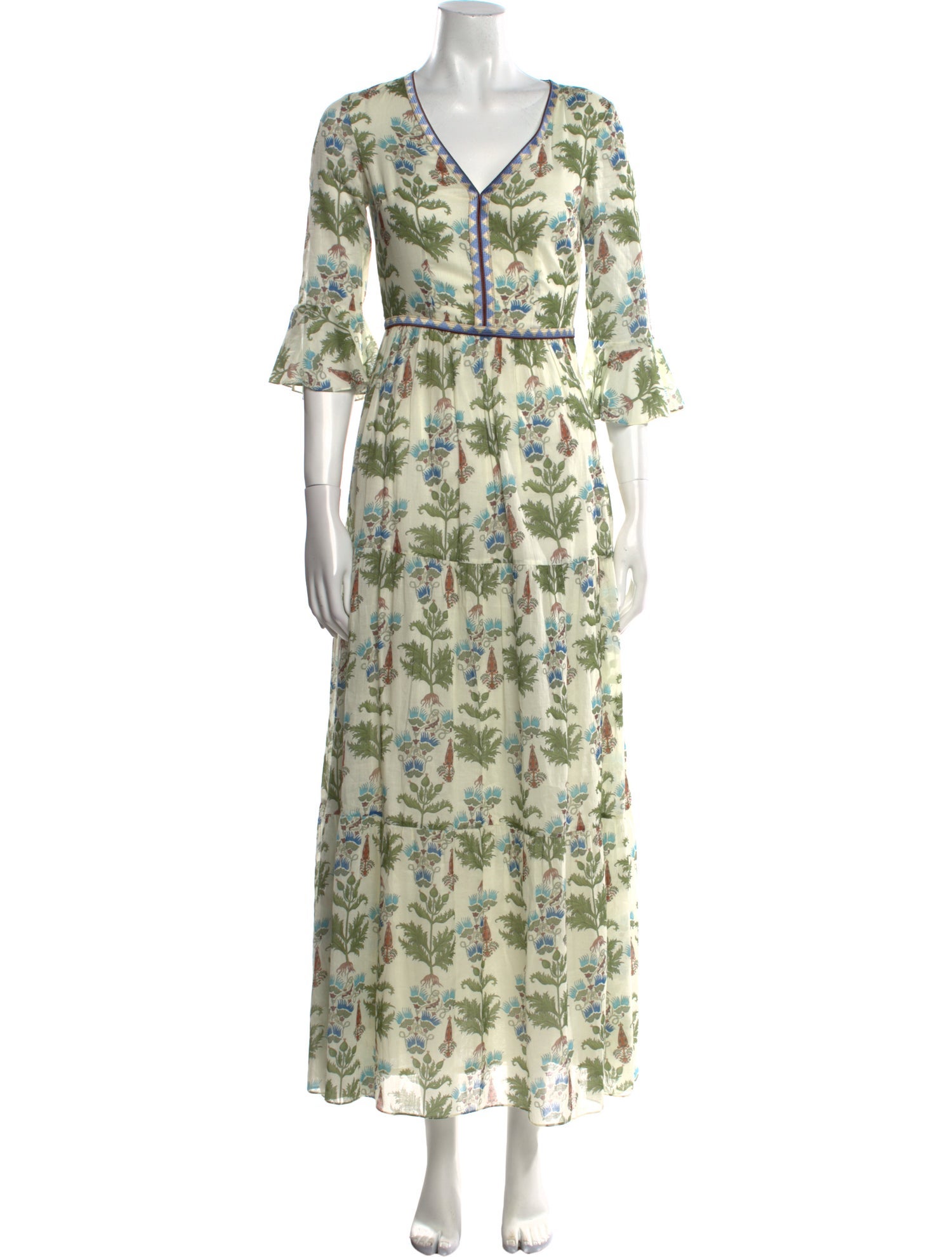 Emporio Sireneuse Floral Print Long Dress