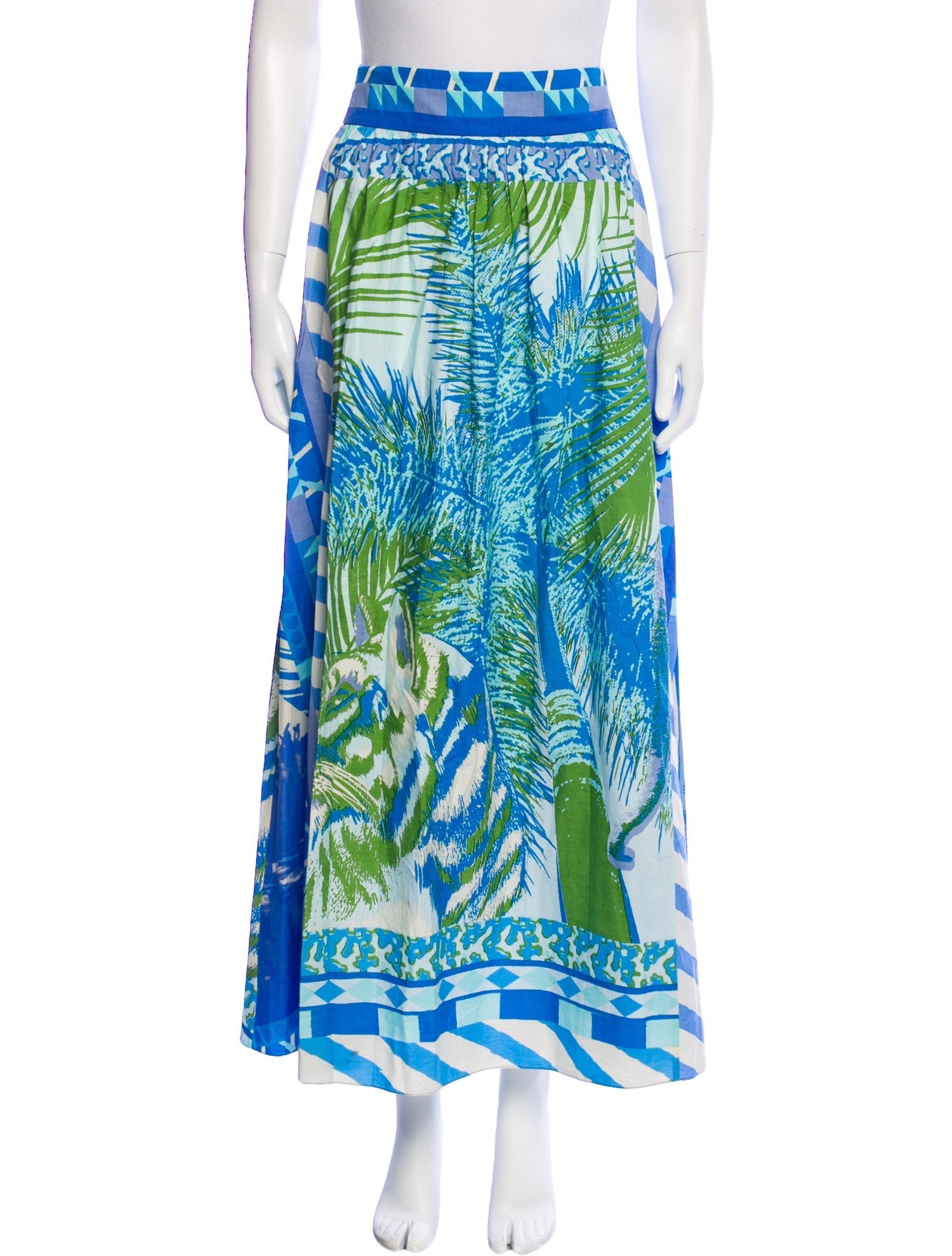 Emporio Sireneuse Printed Midi Length Skirt