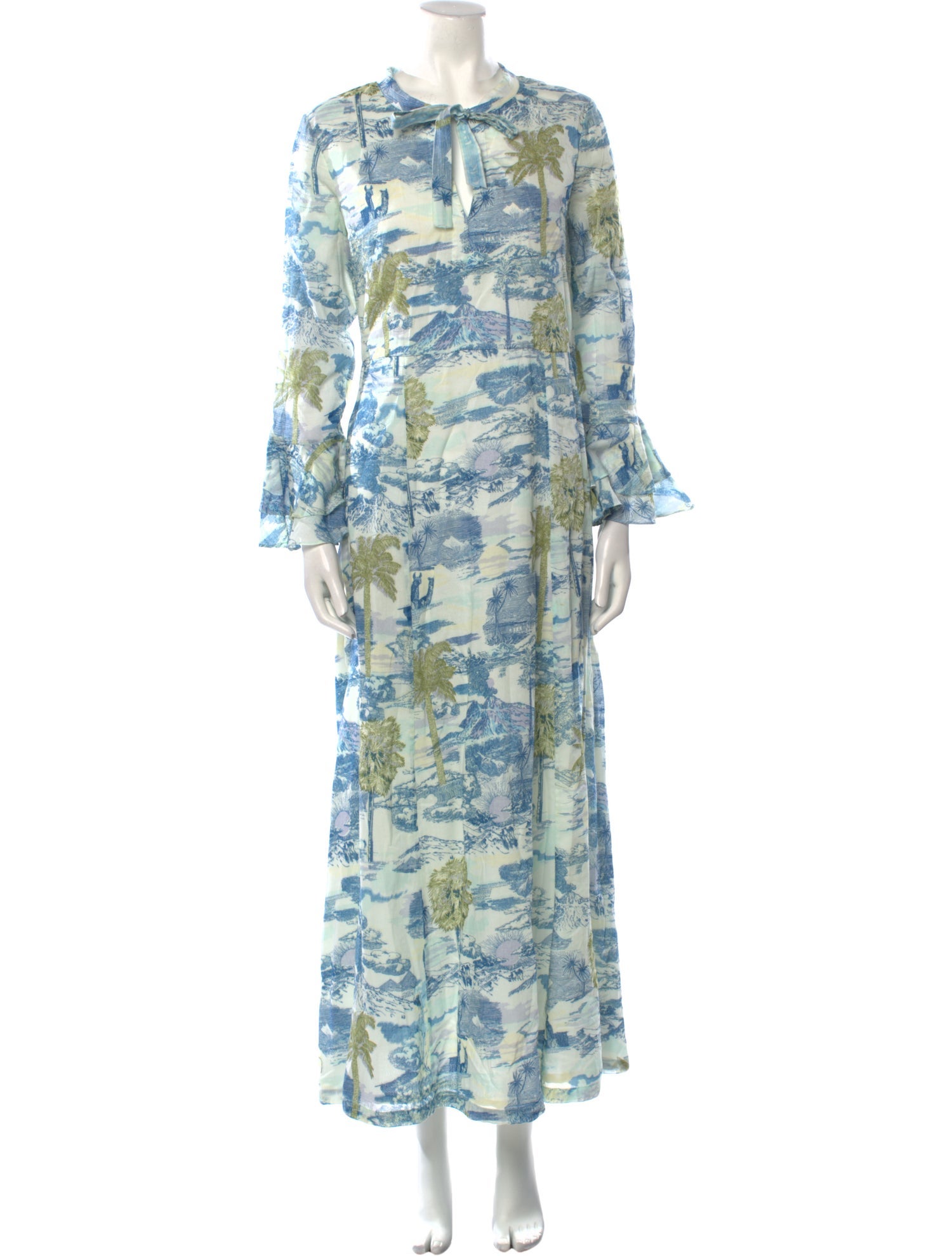 Emporio Sireneuse Printed Long Dress