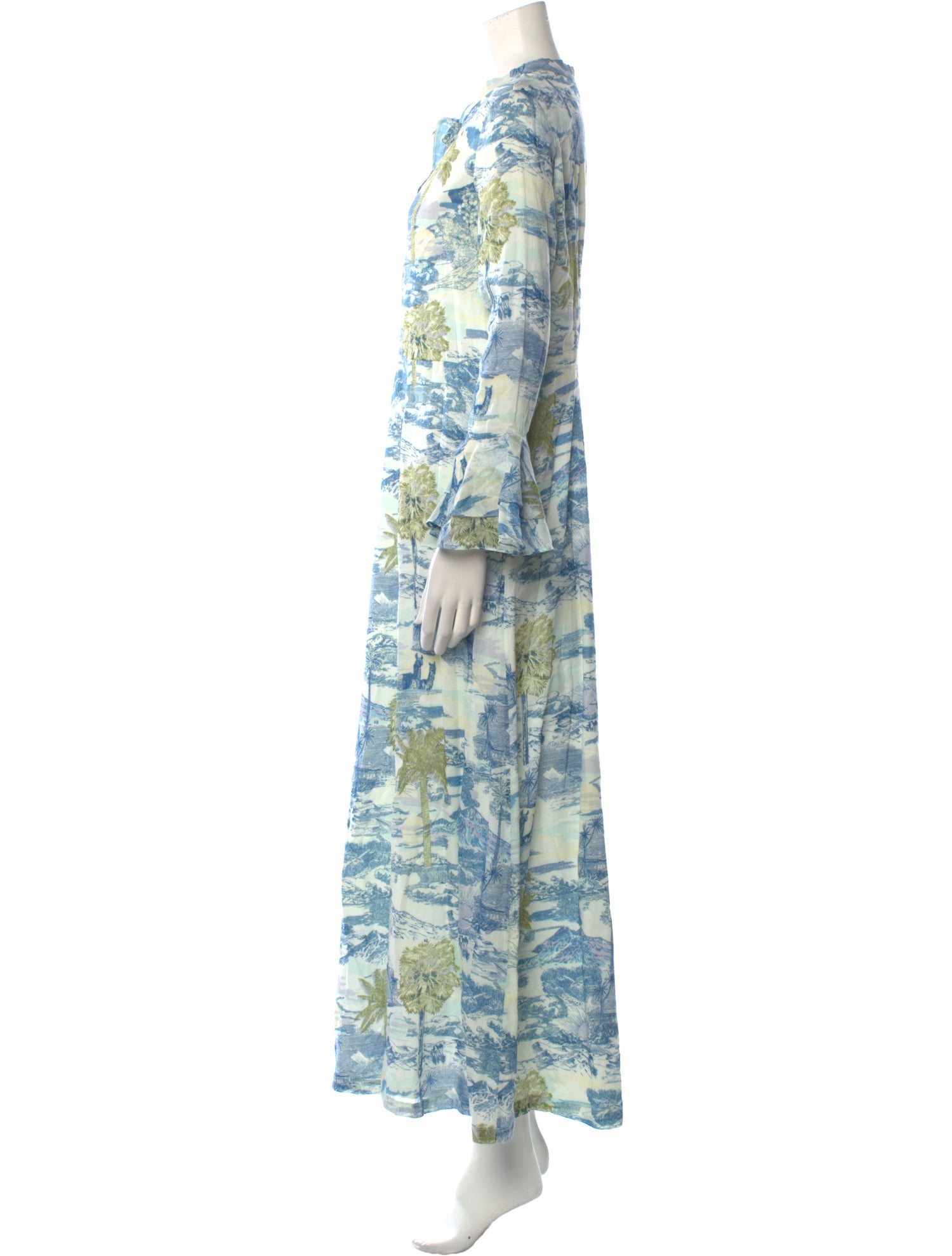 Emporio Sireneuse Printed Long Dress