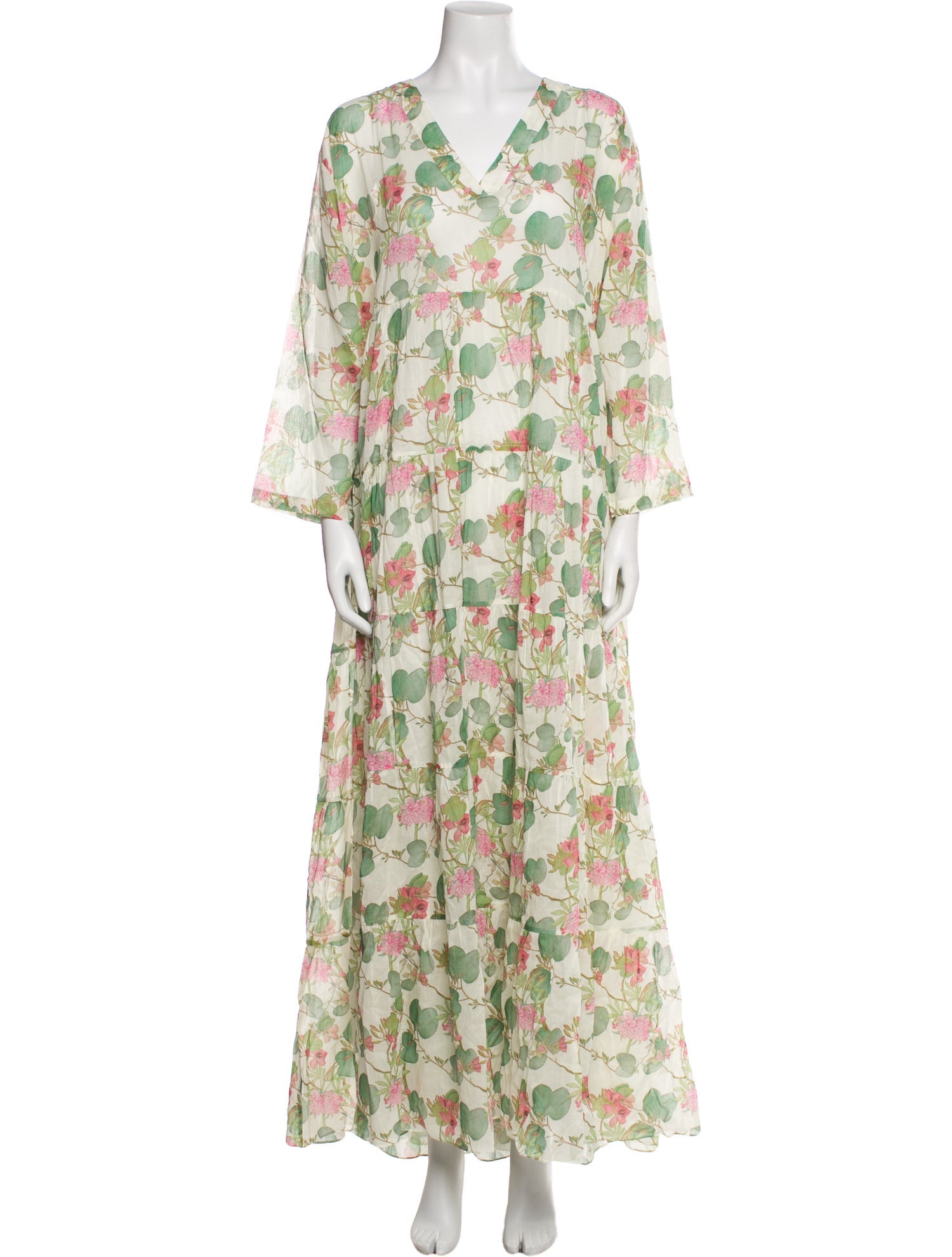 Emporio Sireneuse Floral Print Long Dress w/ Tags