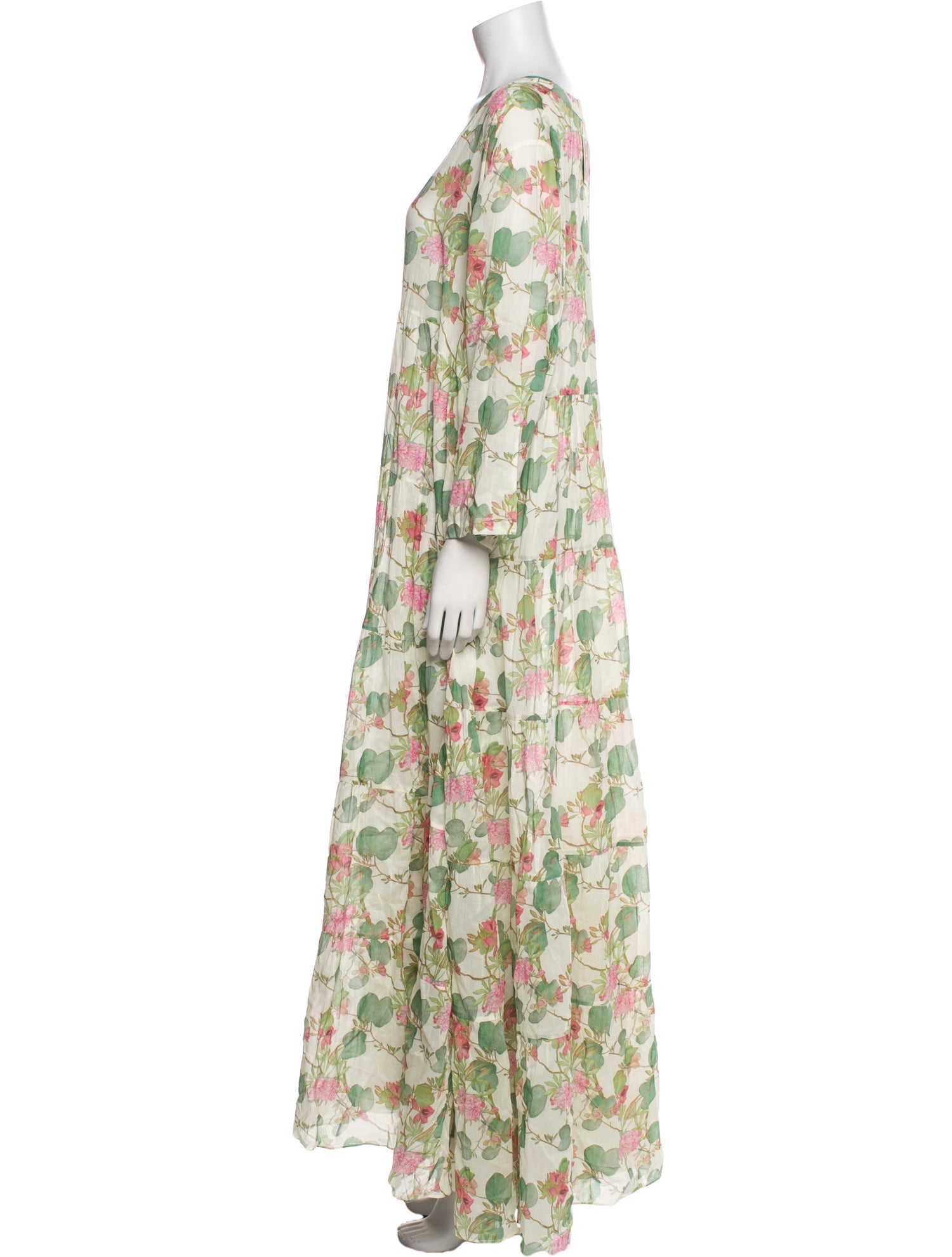 Emporio Sireneuse Floral Print Long Dress w/ Tags