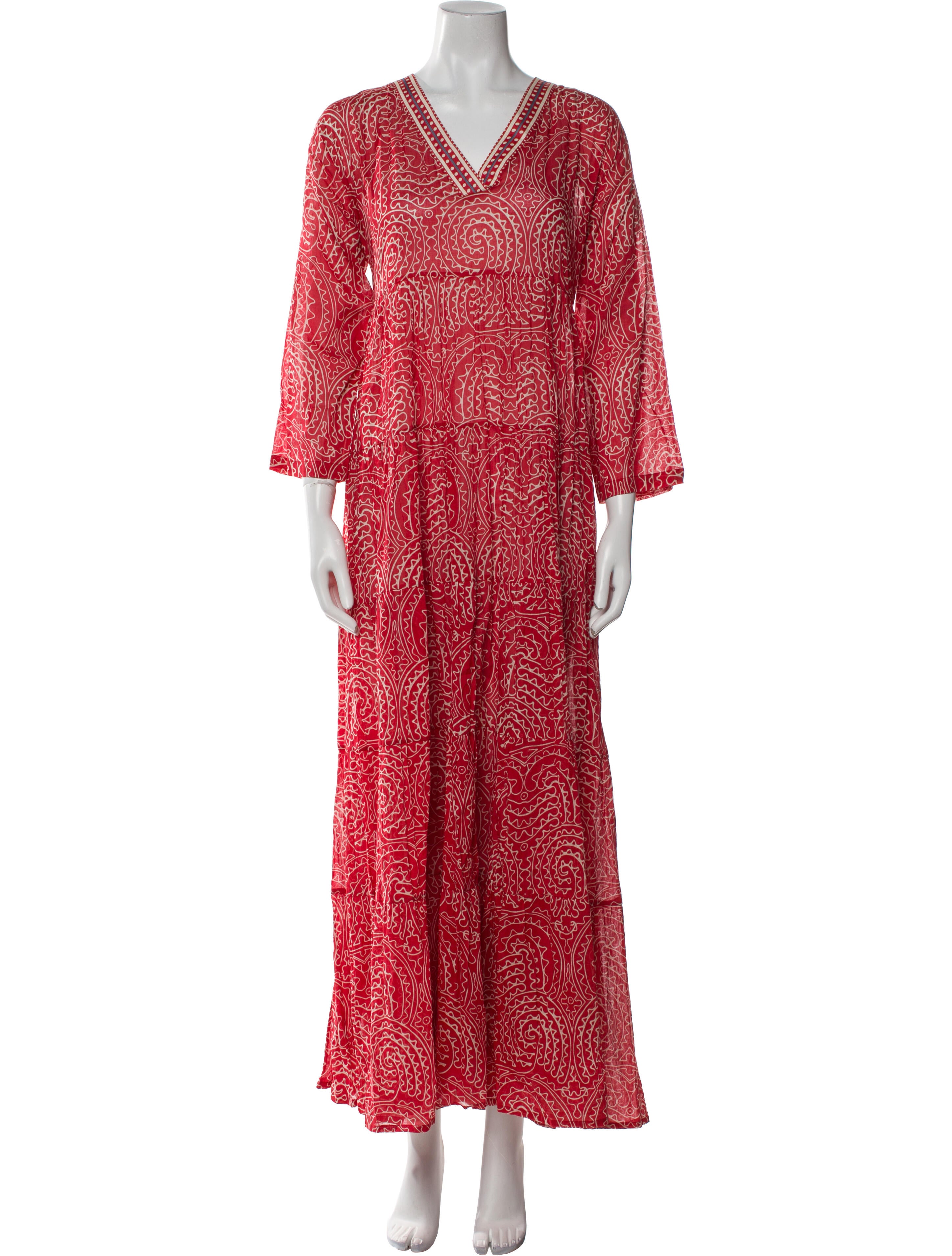 Emporio Sireneuse Printed Long Dress