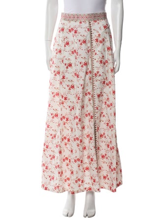 Emporio Sireneuse Floral Print Long Skirt