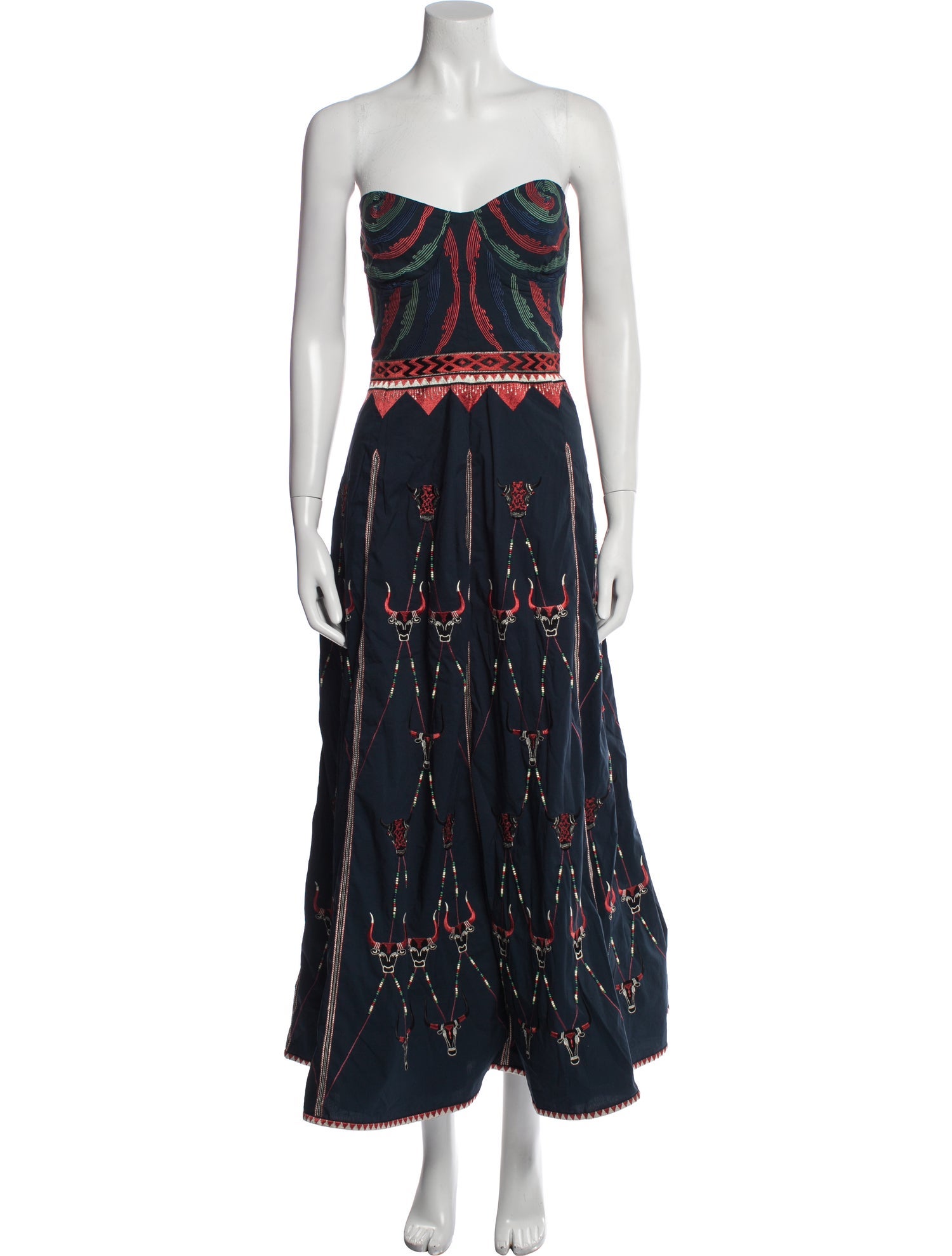 Emporio Sireneuse Printed Midi Length Dress