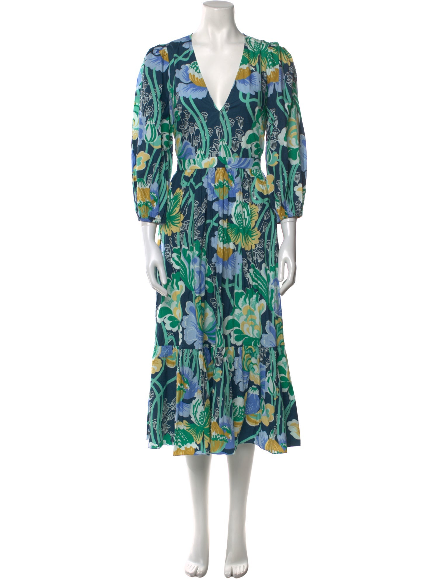 Emporio Sireneuse Printed Midi Length Dress