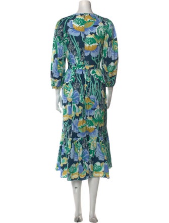 Emporio Sireneuse Printed Midi Length Dress