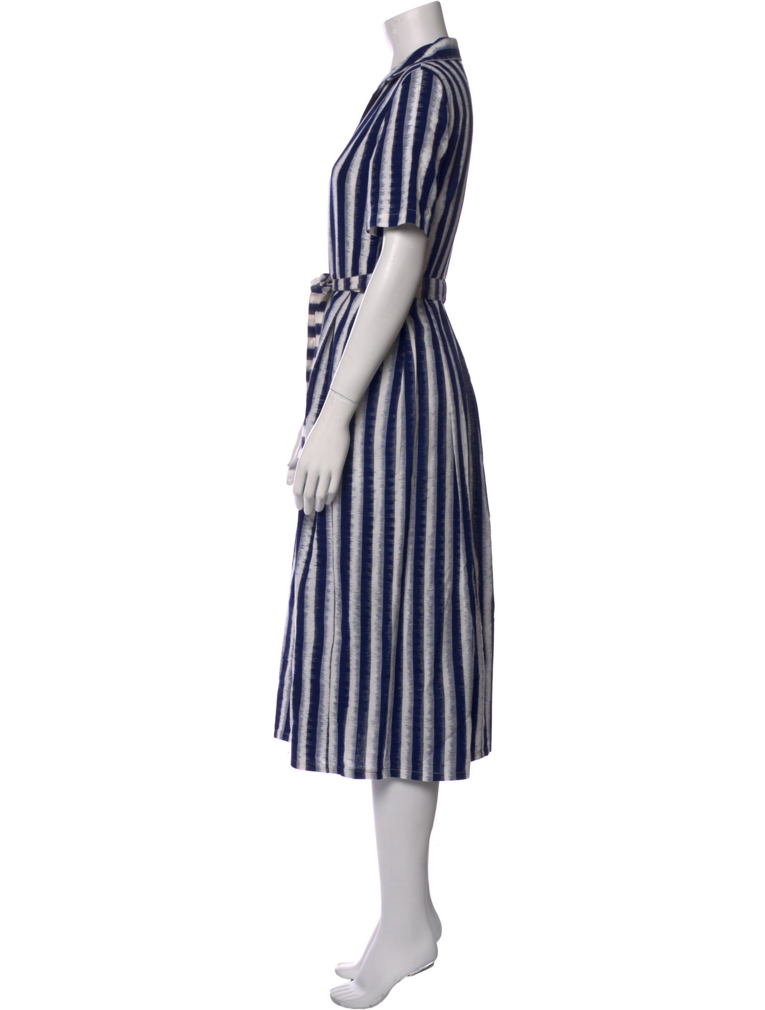 Emporio Sireneuse Striped Midi Length Dress