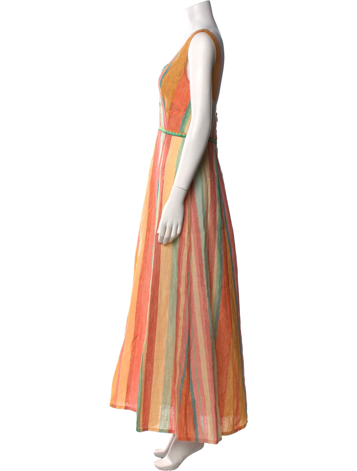 Emporio Sireneuse Linen Long Dress