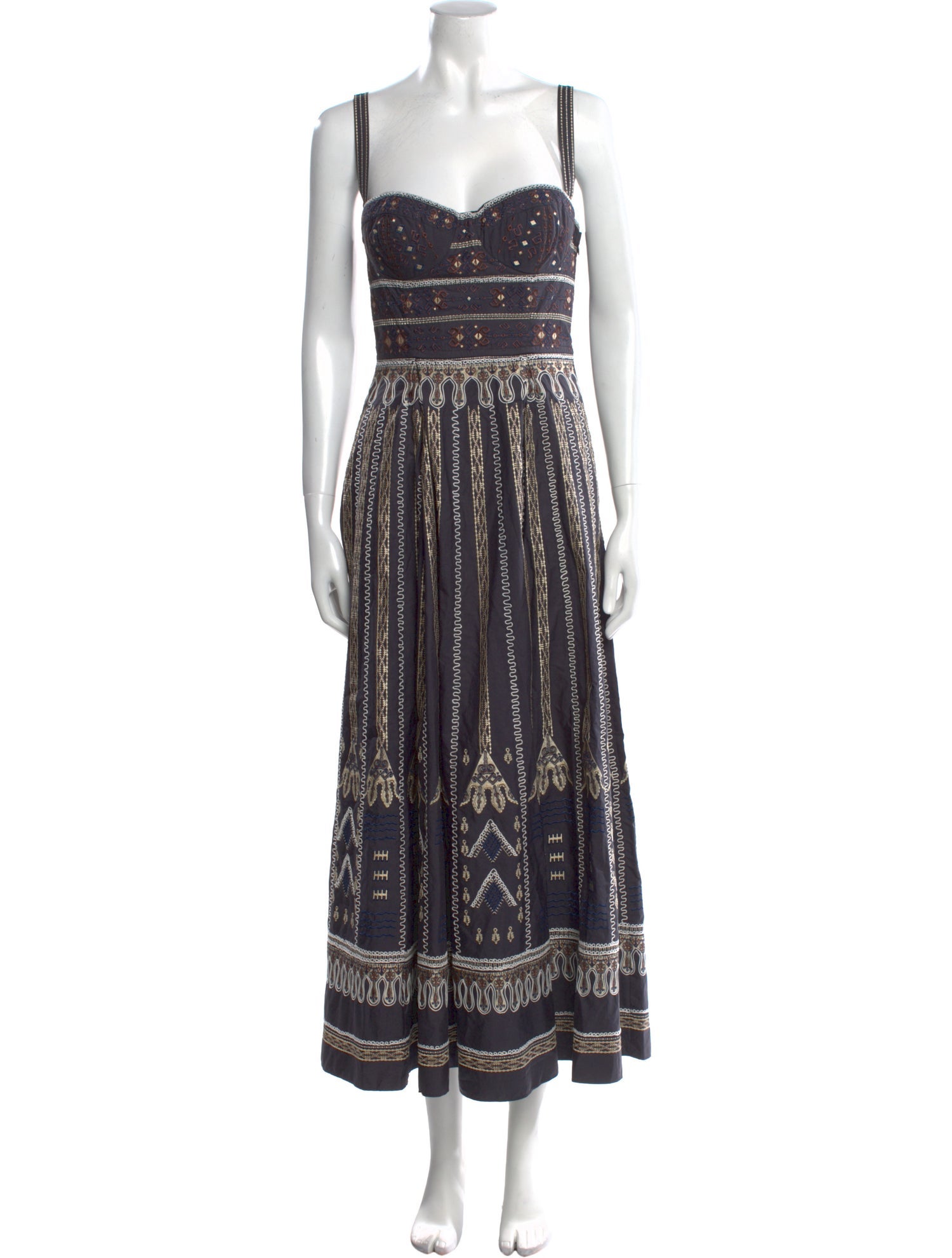 Emporio Sireneuse Striped Long Dress w/ Tags